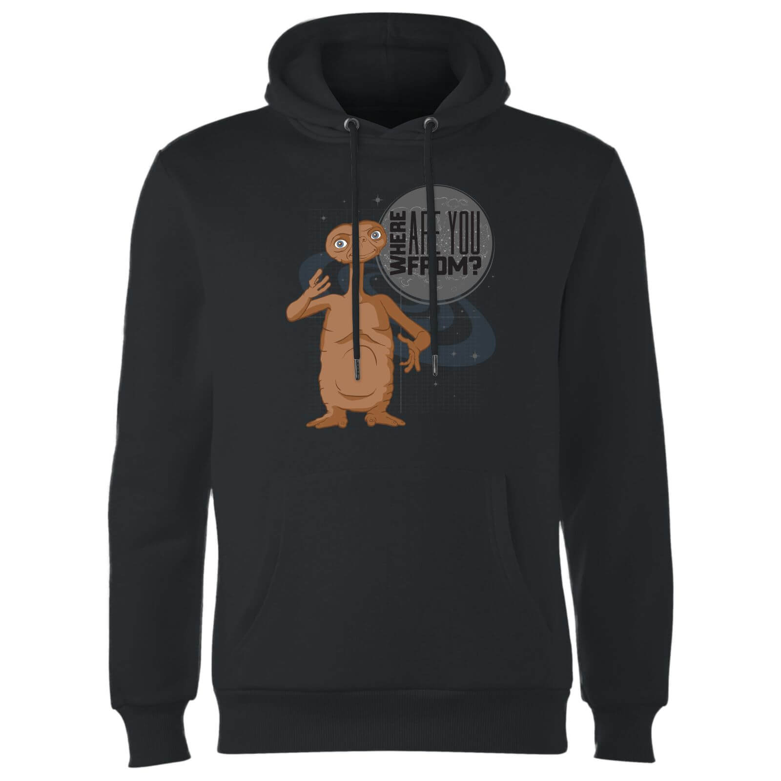 ET Where Are You From Hoodie - Black - L - Black