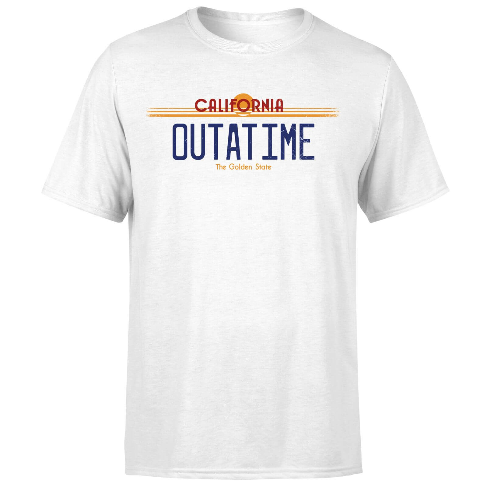 

T-Shirt Ritorno al Futuro Outatime Plate - Bianco - L
