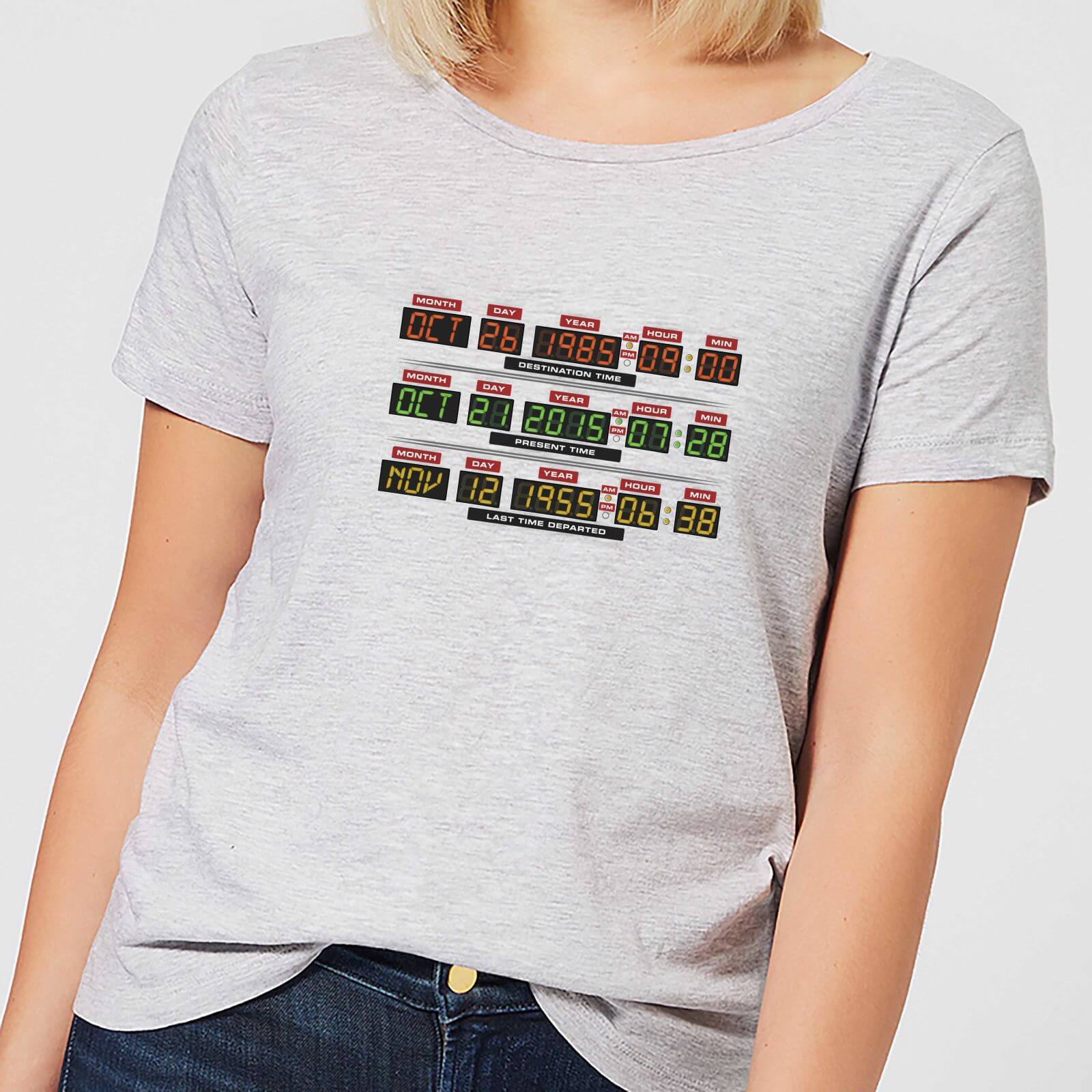 

Back To The Future Destination Clock Women's T-Shirt - Grey - XL