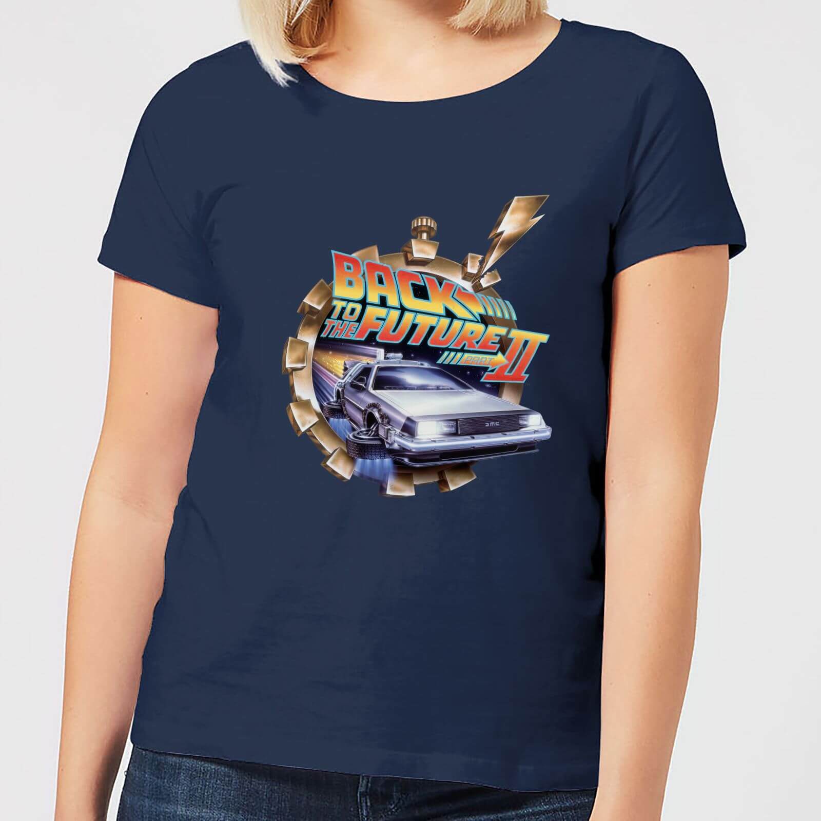 

Back To The Future Clockwork Women's T-Shirt - Navy - XXL