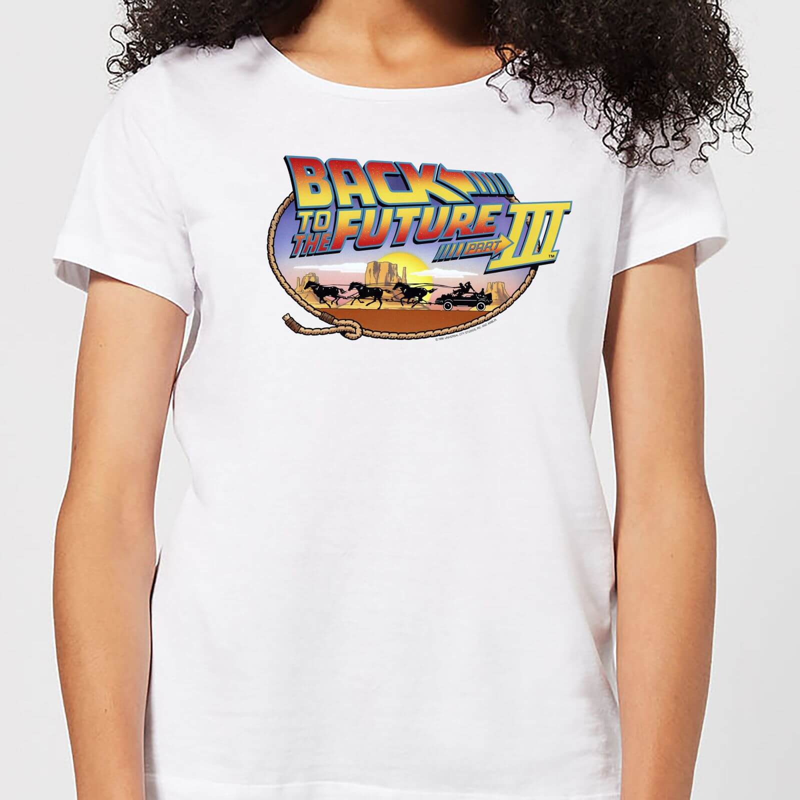 

Back To The Future Lasso Women's T-Shirt - White - XXL - Bianco