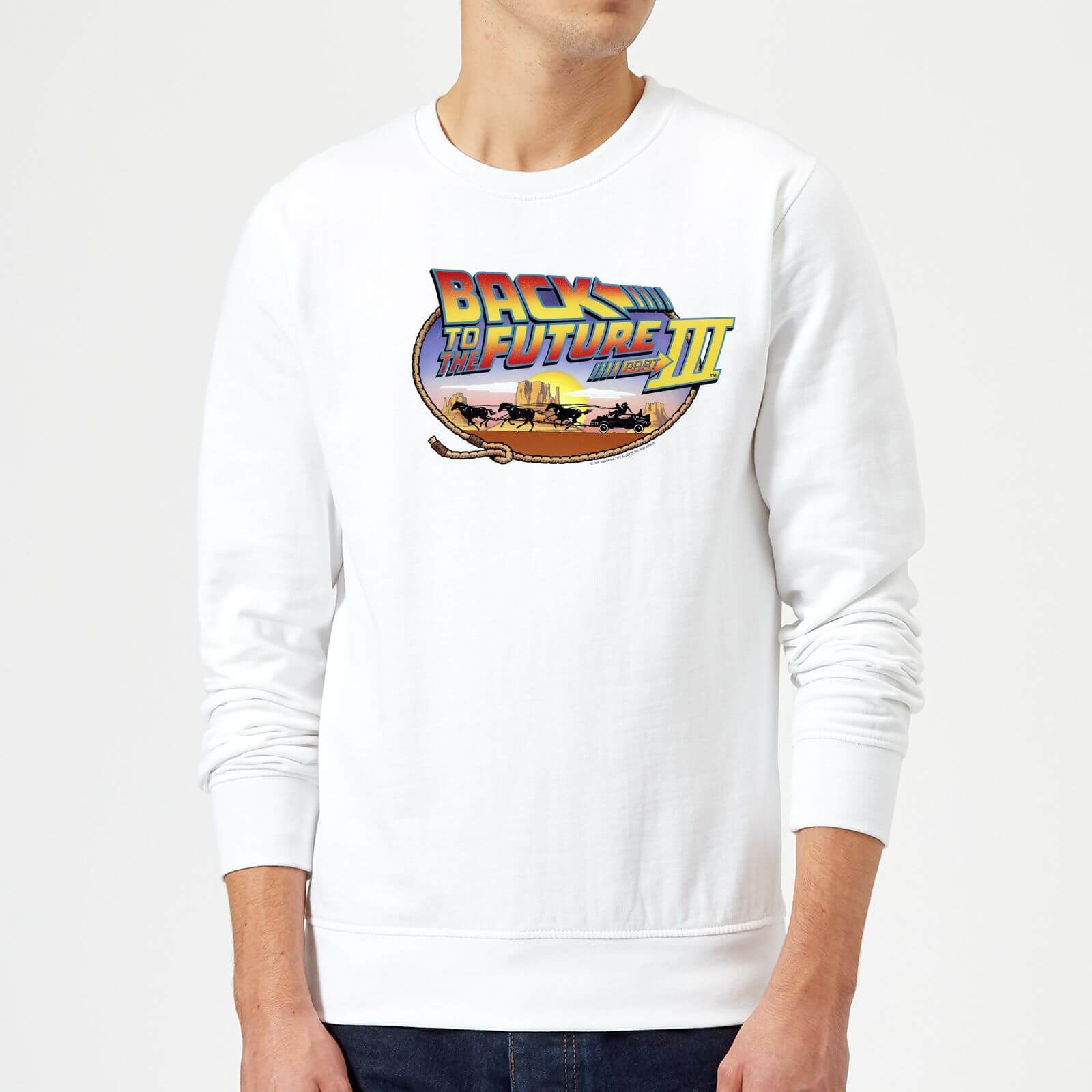 

Back To The Future Lasso Sweatshirt - White - L - Bianco