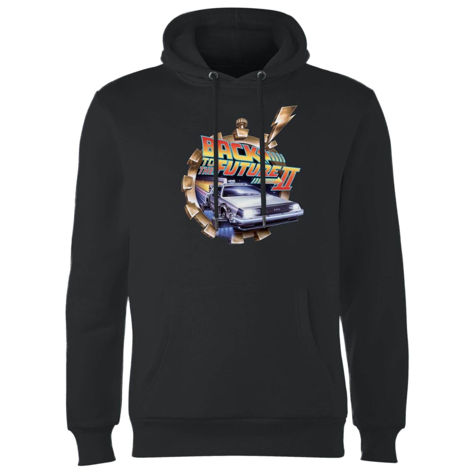 Back To The Future Clockwork Hoodie - Black - S