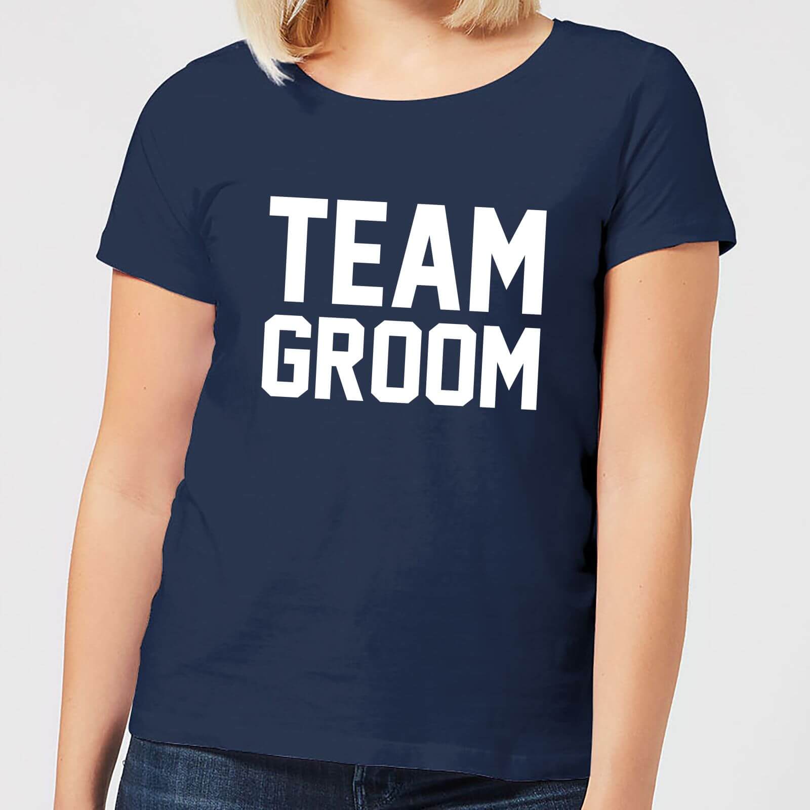 Team Groom Women's T-Shirt - Navy - M - Navy