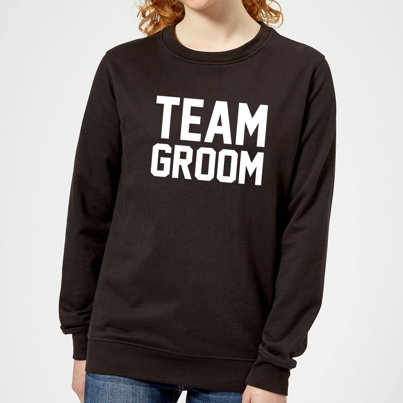Team Groom Women's Sweatshirt - Black - XS - Black