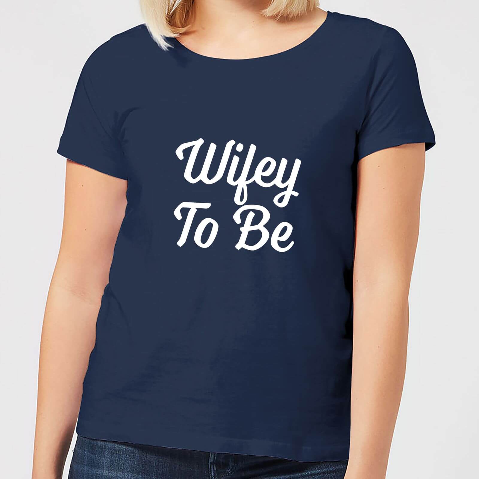 Wifey To Be Women's T-Shirt - Navy - M - Navy