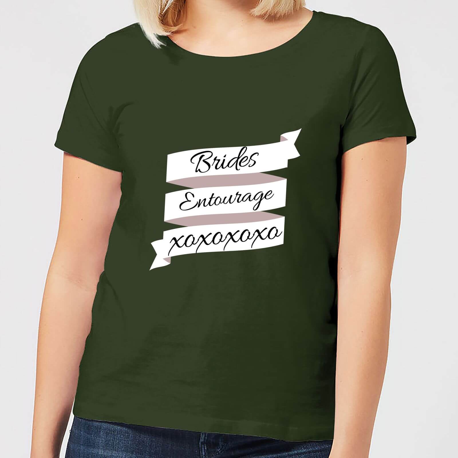 Brides Entourage Women's T-Shirt - Forest Green - S - Forest Green