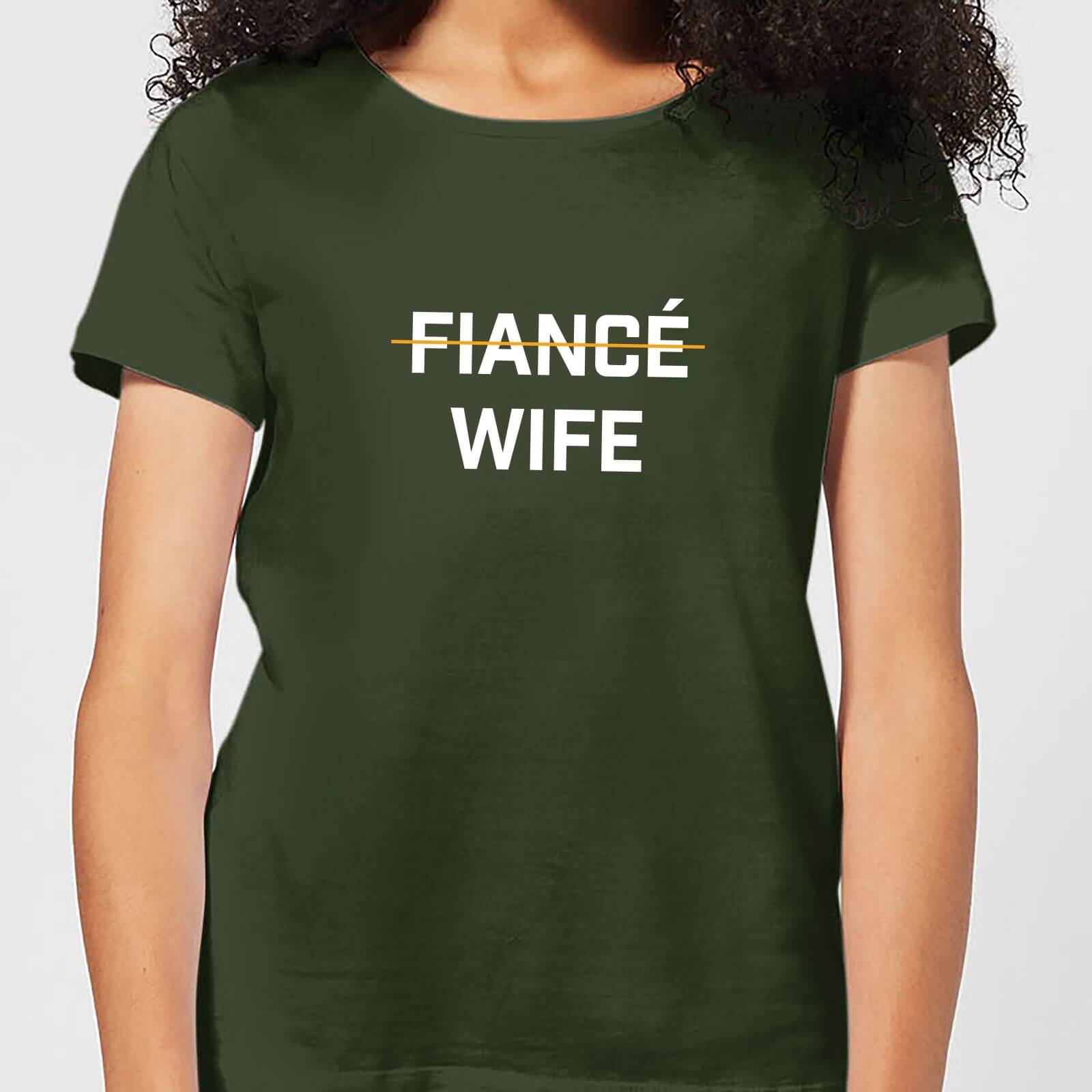 Fiance Wife Women's T-Shirt - Forest Green - XXL - Forest Green
