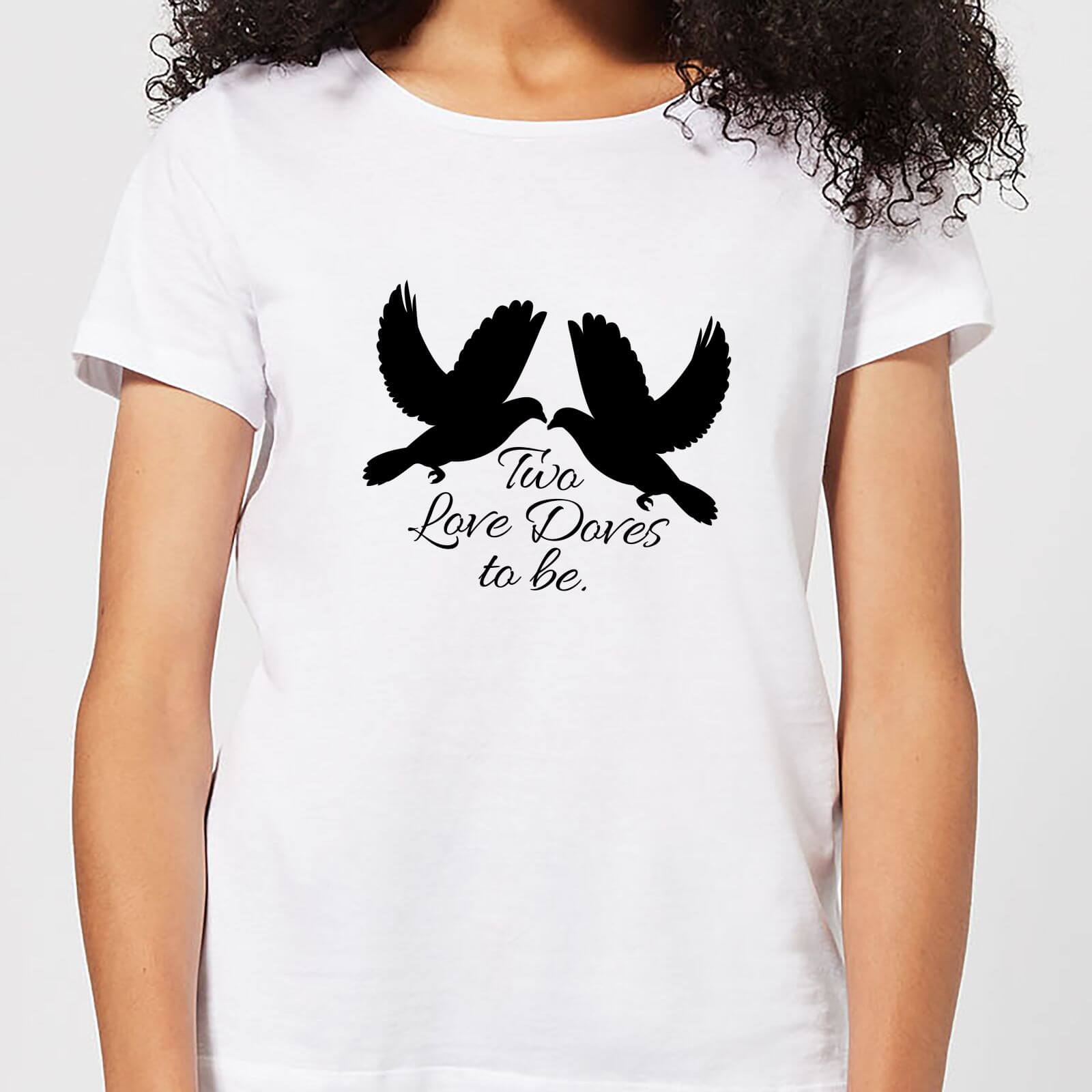 Two Love Doves To Be Women's T-Shirt - White - M - White