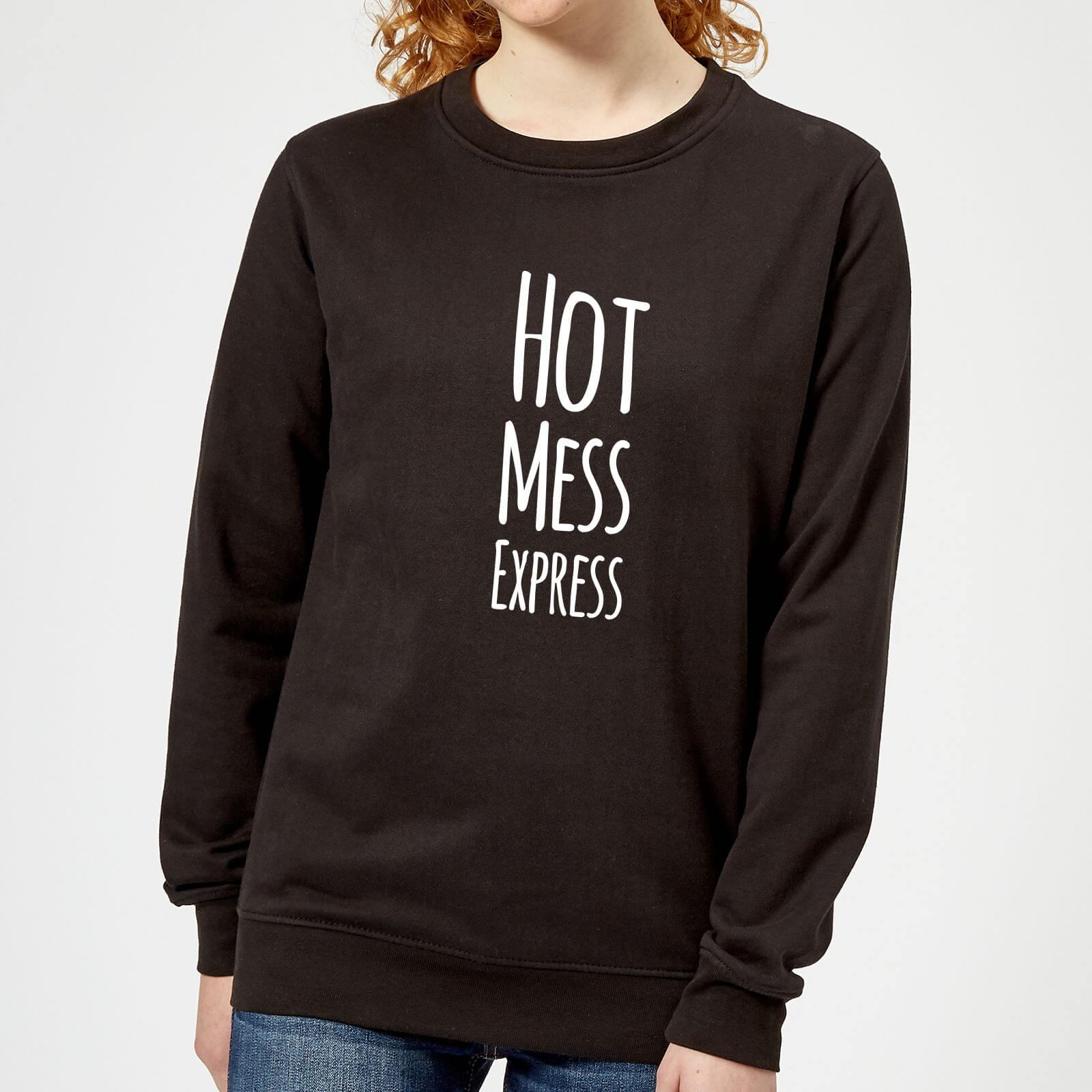 Hot Mess Express Women's Sweatshirt - Black - XS - Black