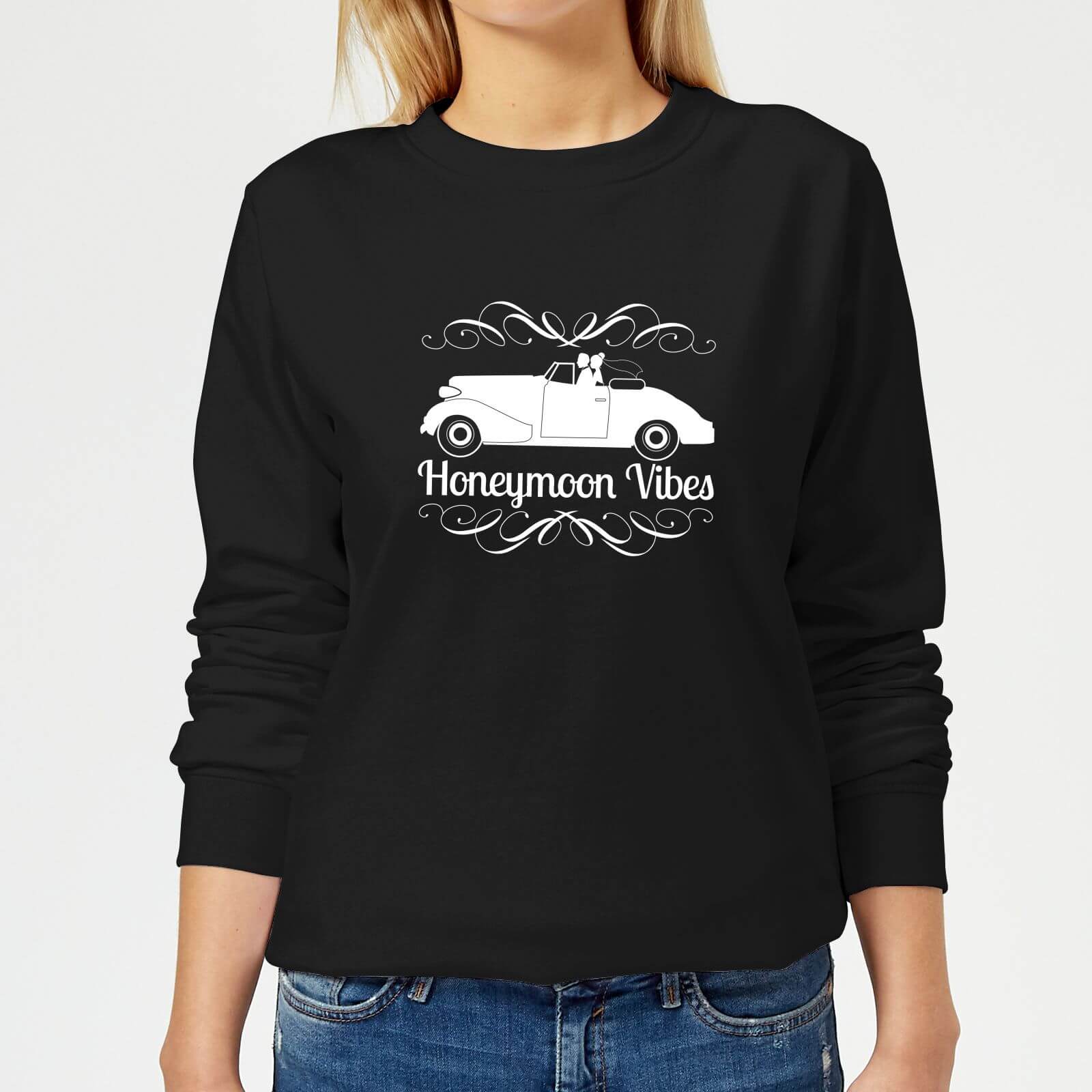 Honeymoon Vibes Women's Sweatshirt - Black - XS - Black