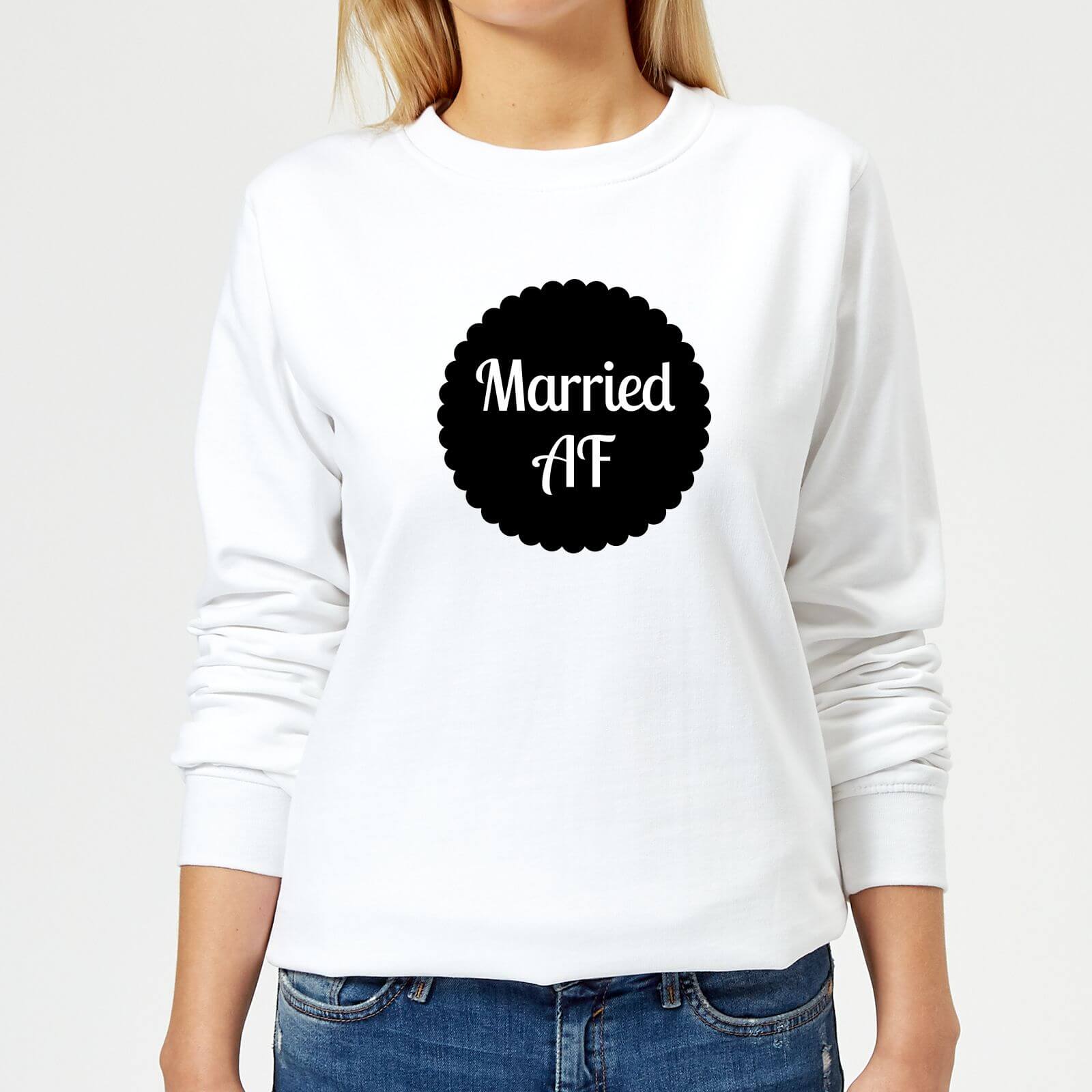 Married AF Women's Sweatshirt - White - S - White