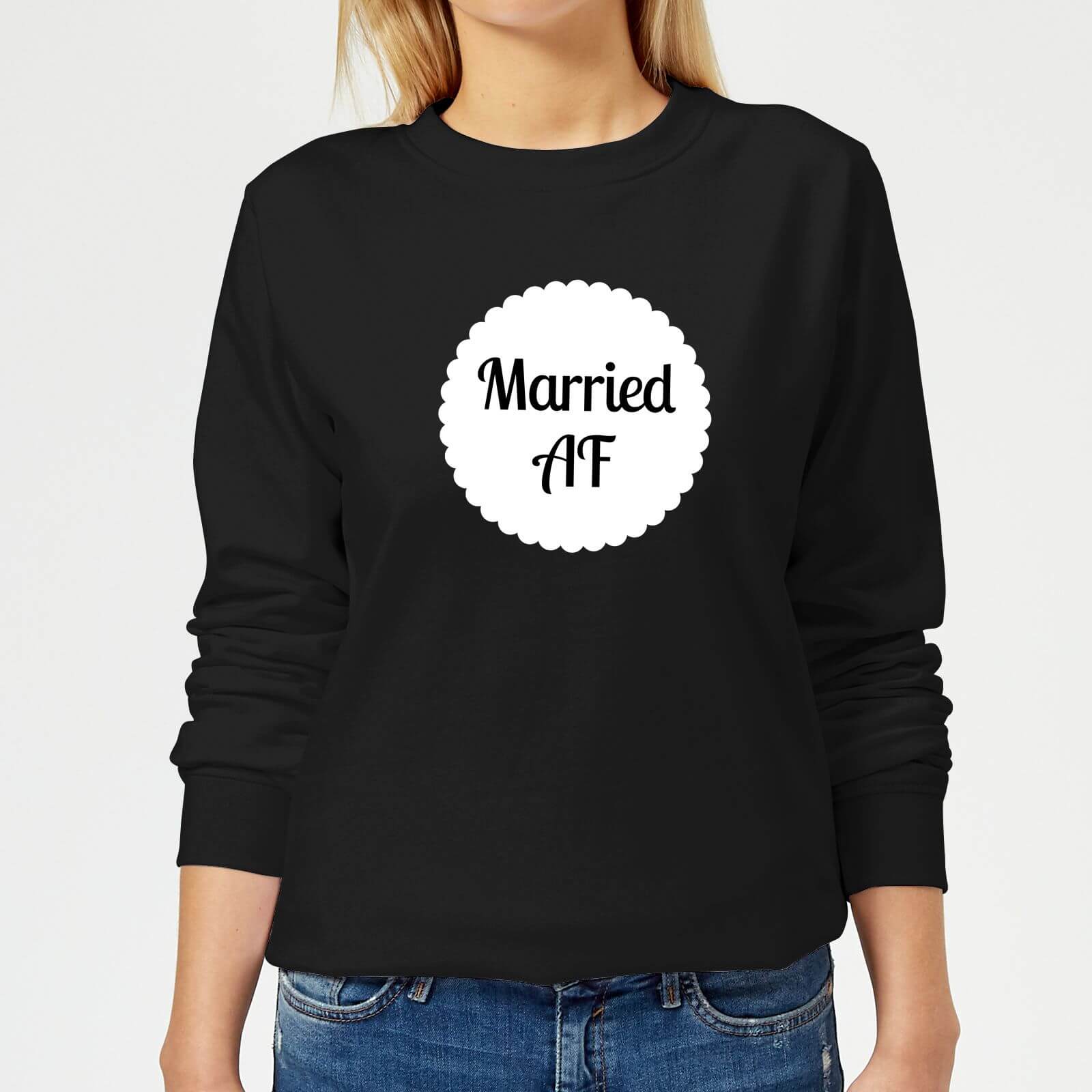 Married AF Women's Sweatshirt - Black - XS - Black