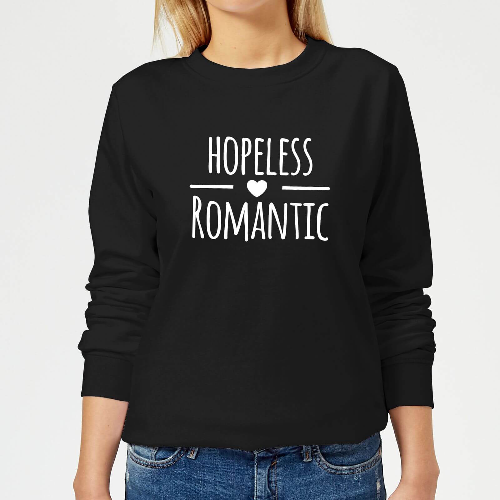 Hopeless Romantic Women's Sweatshirt - Black - XS - Black