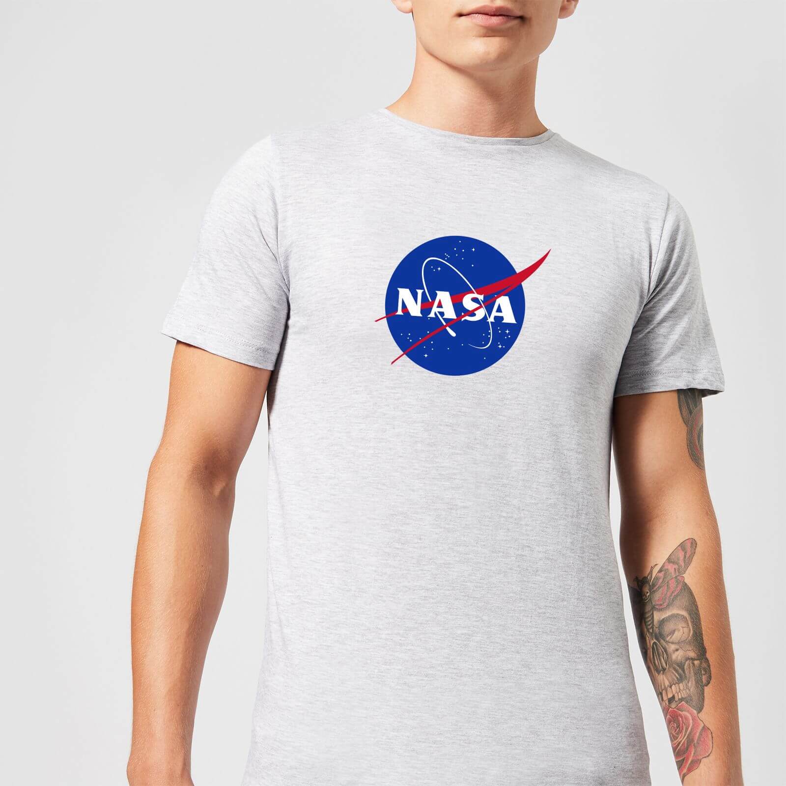NASA Logo Insignia T-Shirt - Grey - 3XL