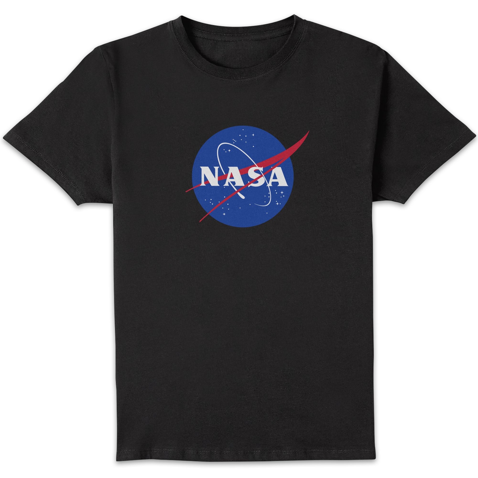 T-Shirt Homme NASA Logo Insignia - Noir - S