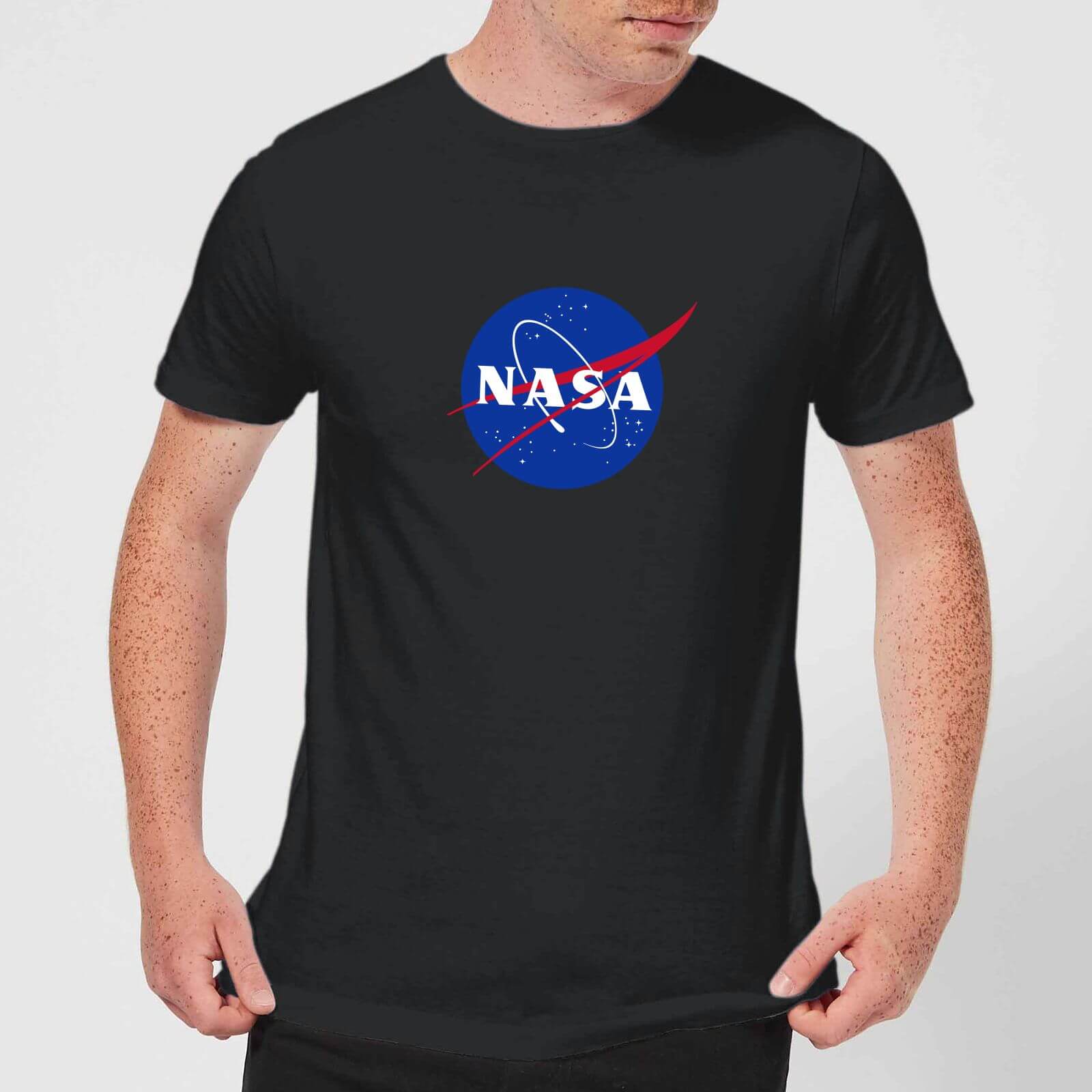 NASA Logo Insignia T-Shirt - Black - 5XL - Black