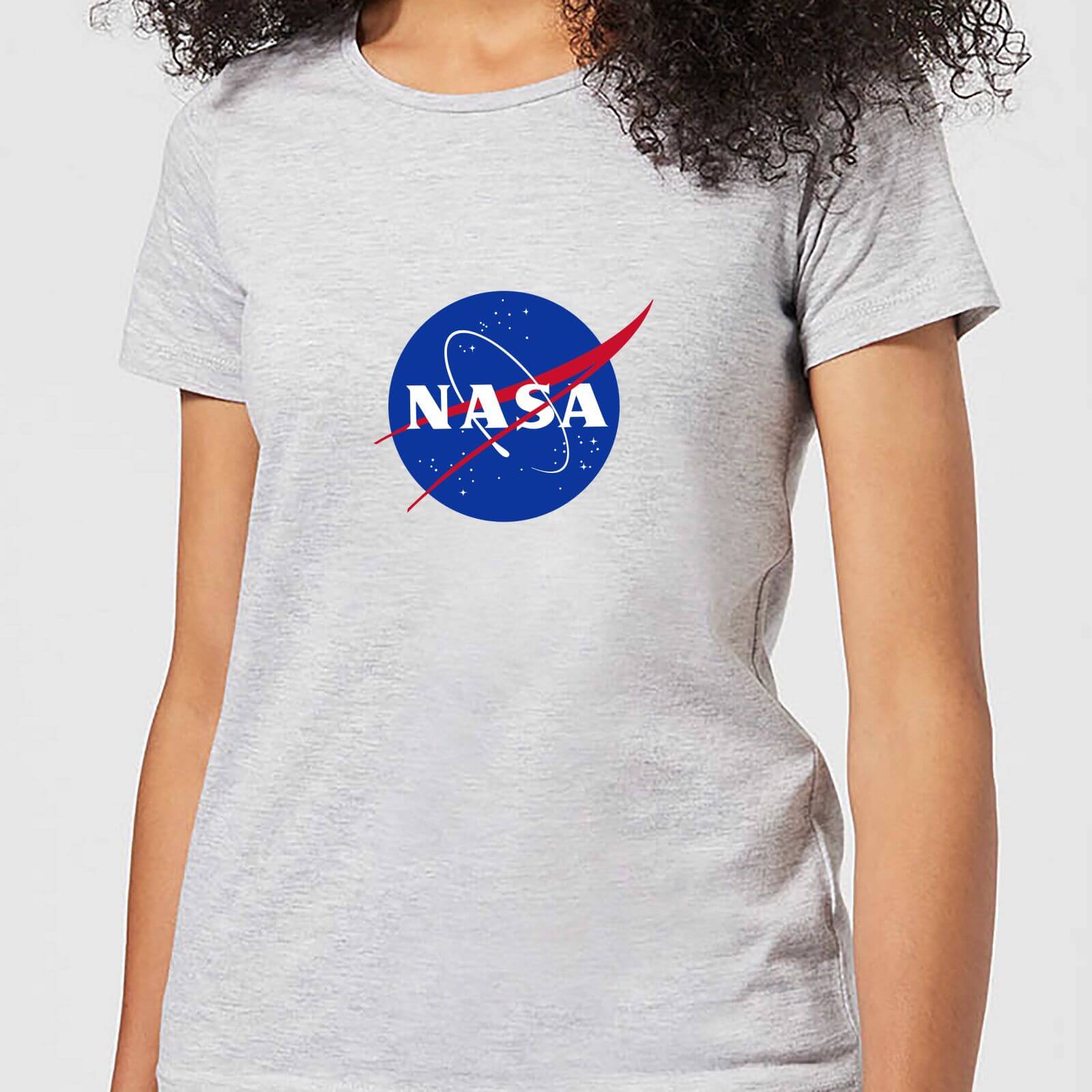 NASA Logo Insignia Damen T-Shirt - Grau - M