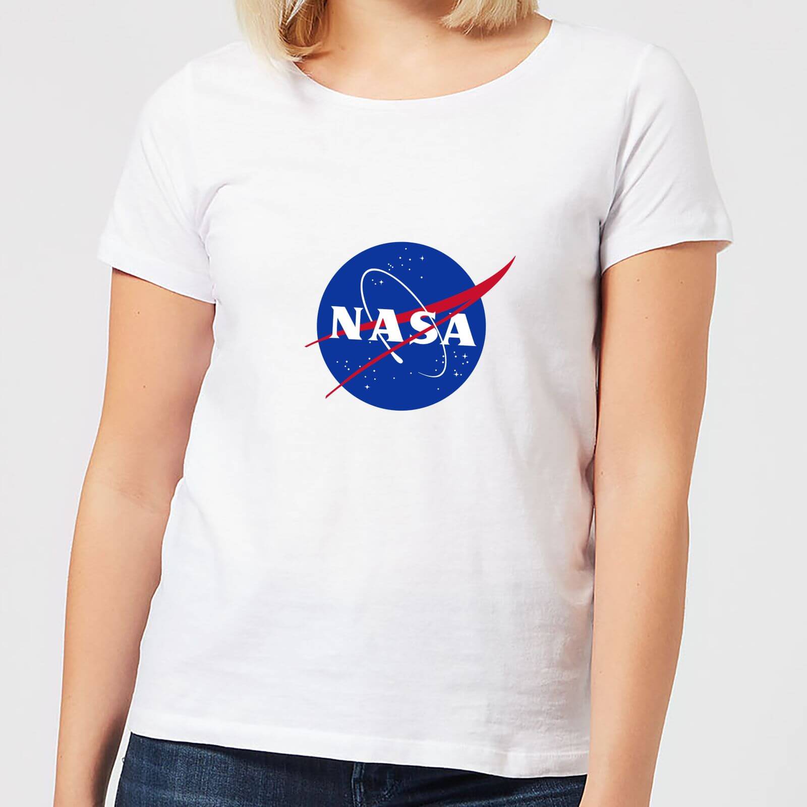 NASA Logo Insignia Women's T-Shirt - White - 4XL