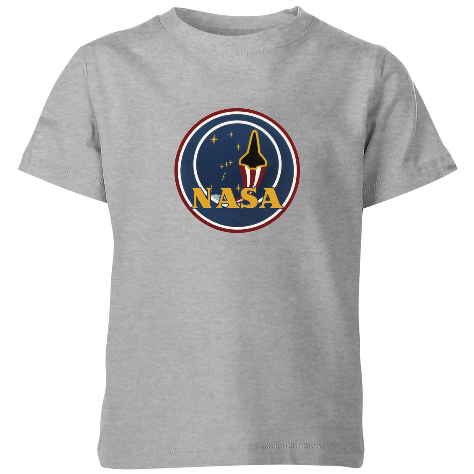 NASA JM Patch Kids' T-Shirt - Grey - 3-4 Years