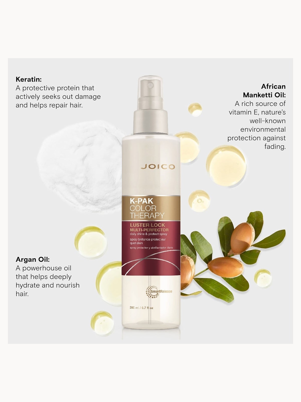 Joico K-Pak Color Therapy Luster Lock Multi-Perfector Daily Shine and Protect Spray 50ml 4