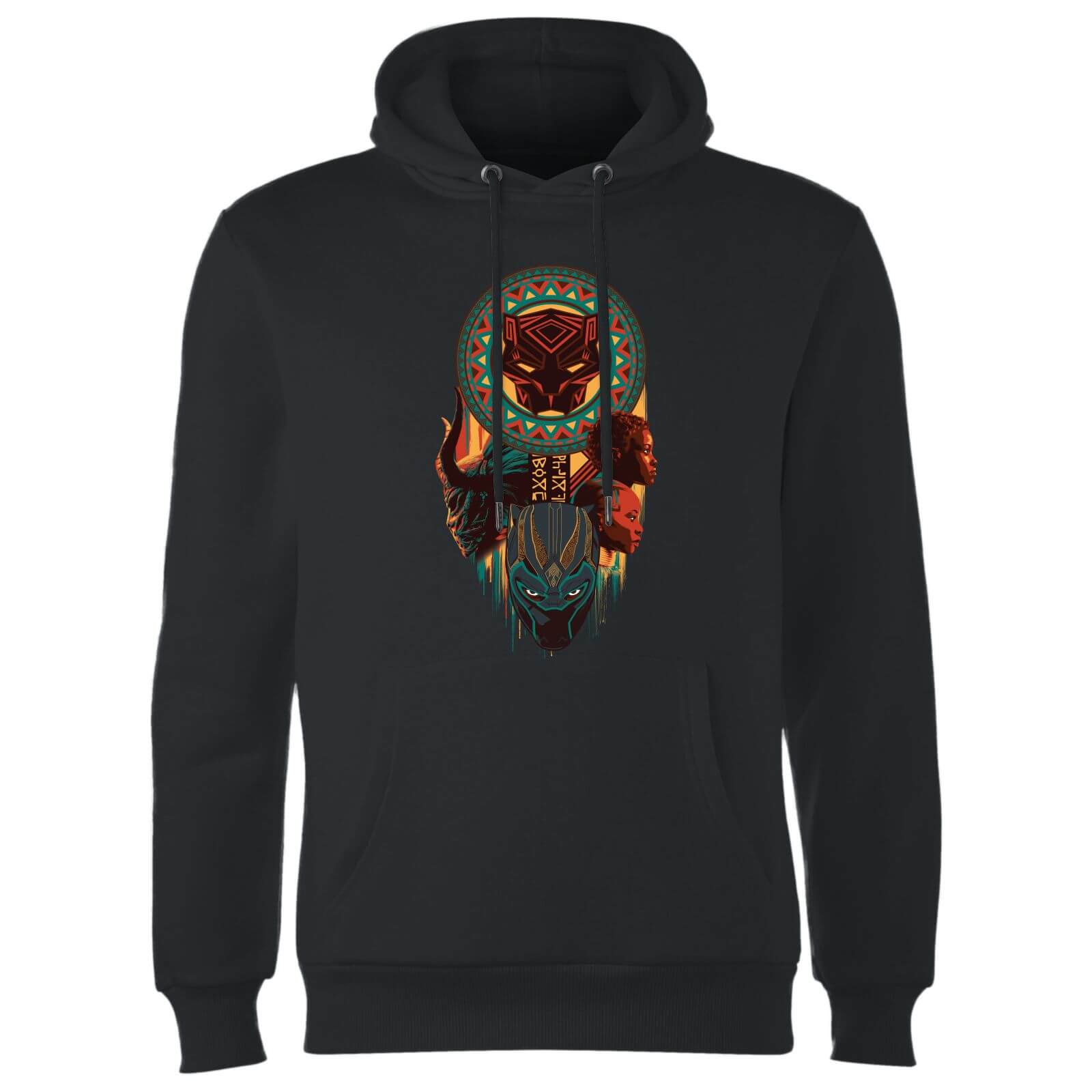 

Felpa con cappuccio Black Panther Totem - Nero - XL