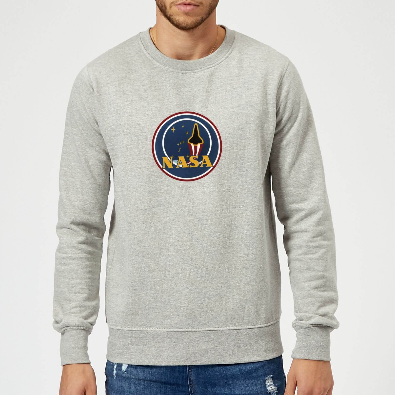 NASA JM Patch Sweatshirt - Grey - XL