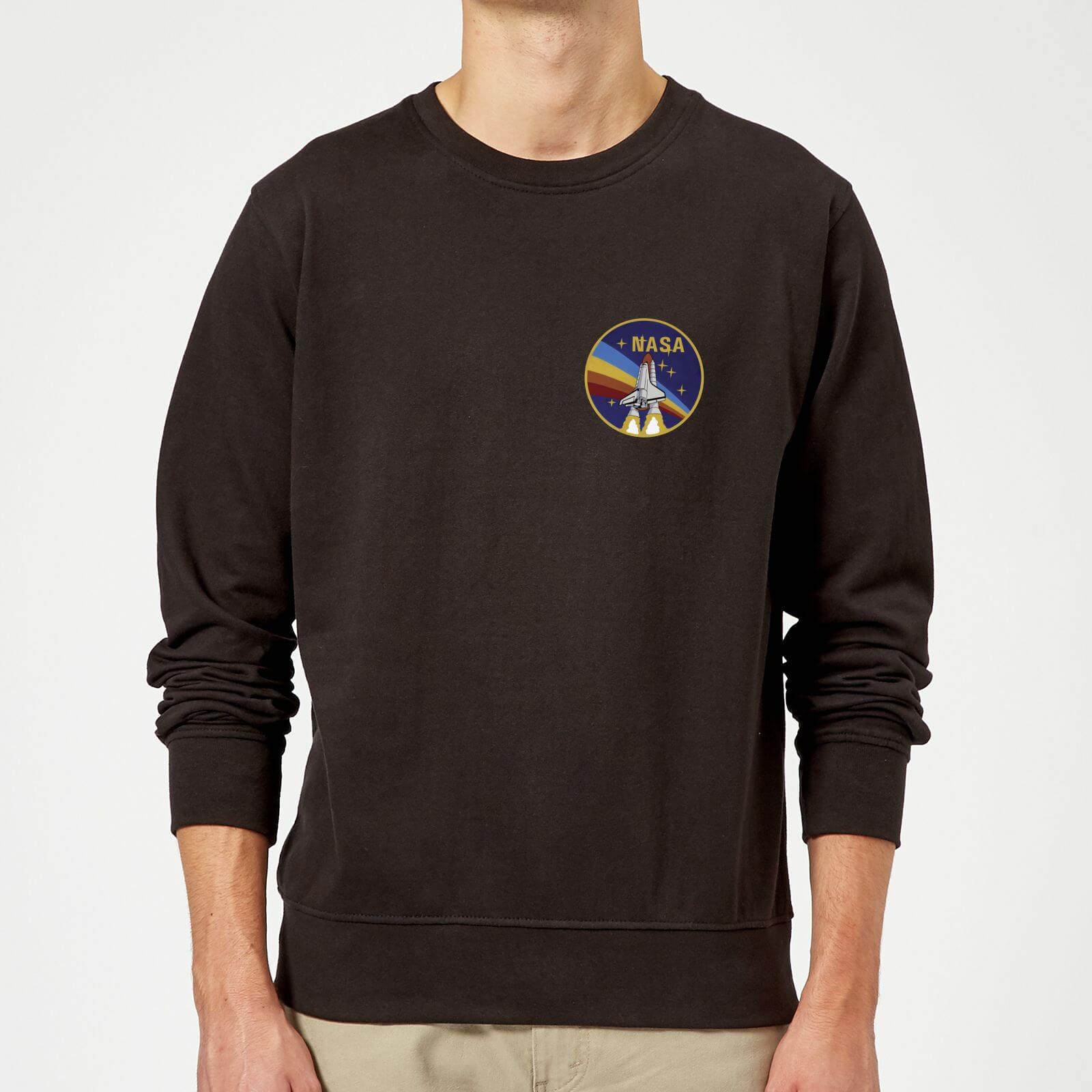 

NASA Vintage Rainbow Shuttle Sweatshirt - Black - L