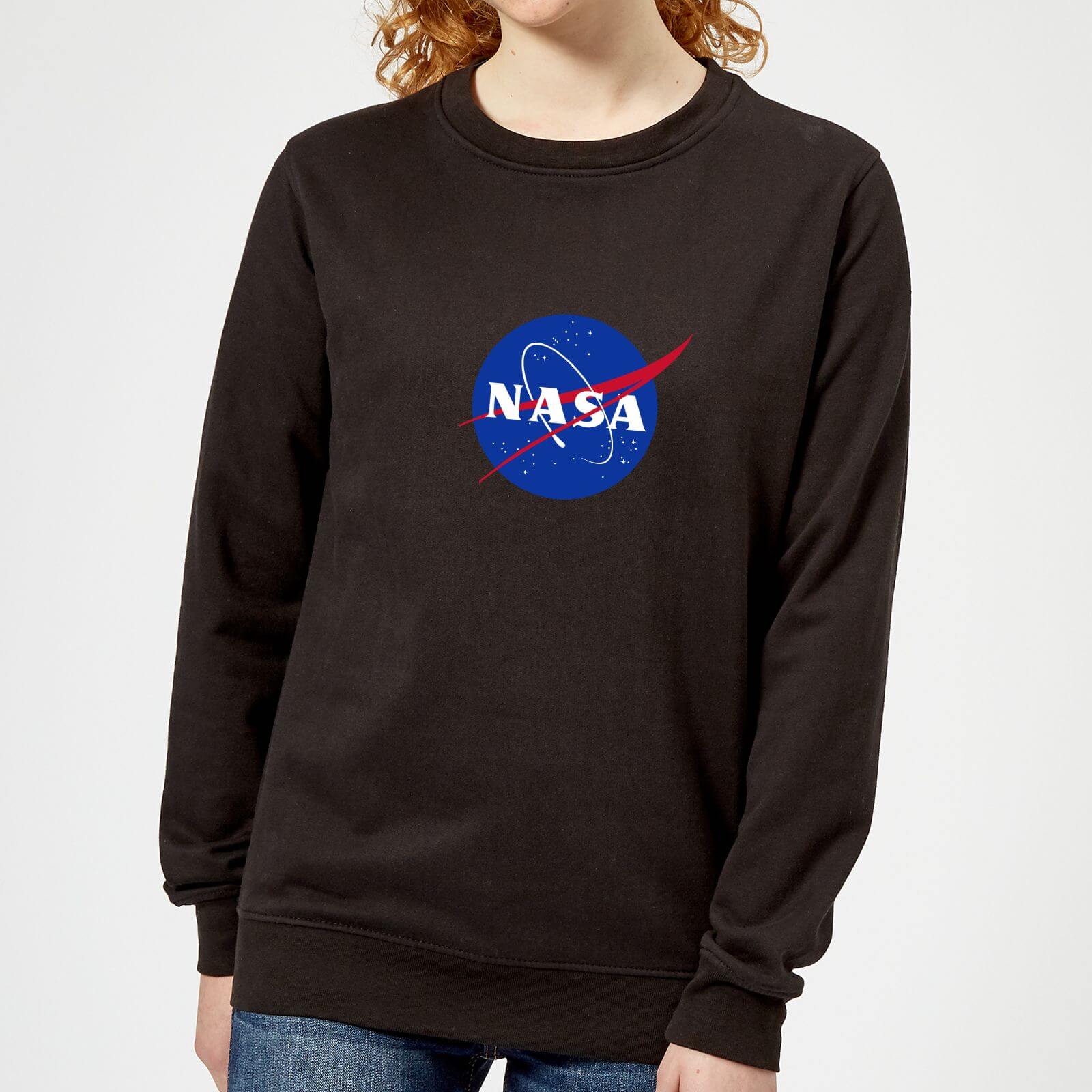 NASA Logo Insignia Women's Sweatshirt - Black - XS