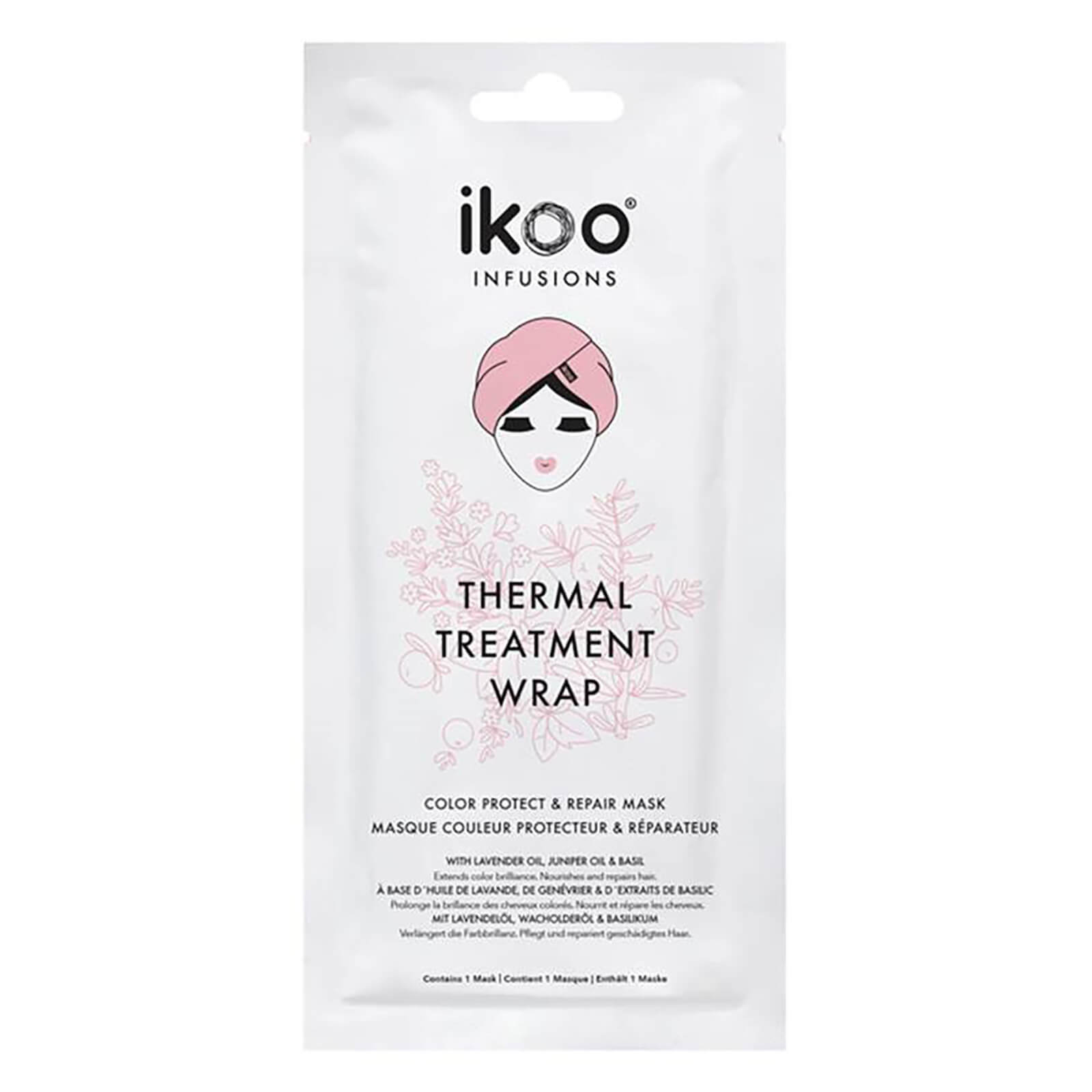 ikoo Infusions Thermal Treatment Hair Wrap Color Protect and Repair Mask 35g
