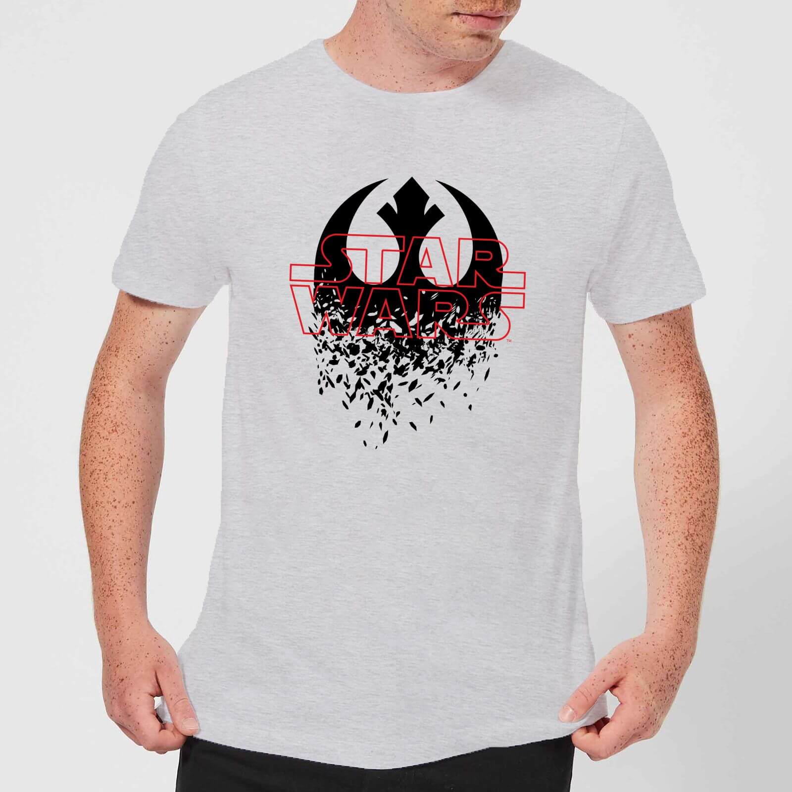 Star Wars Shattered Emblem T-Shirt - Grey - 3XL