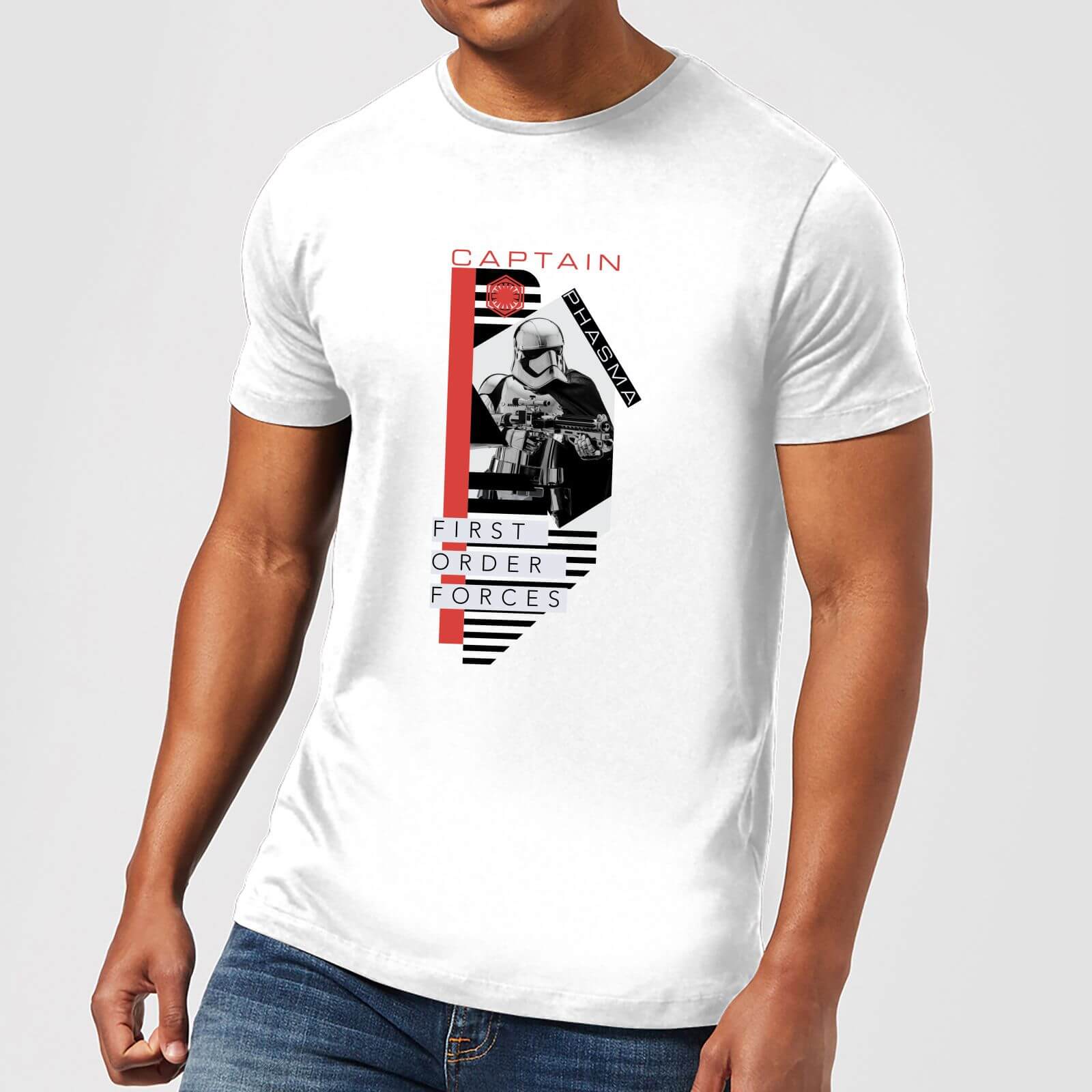 T-Shirt Star Wars Captain Phasma- Bianco - S - Bianco