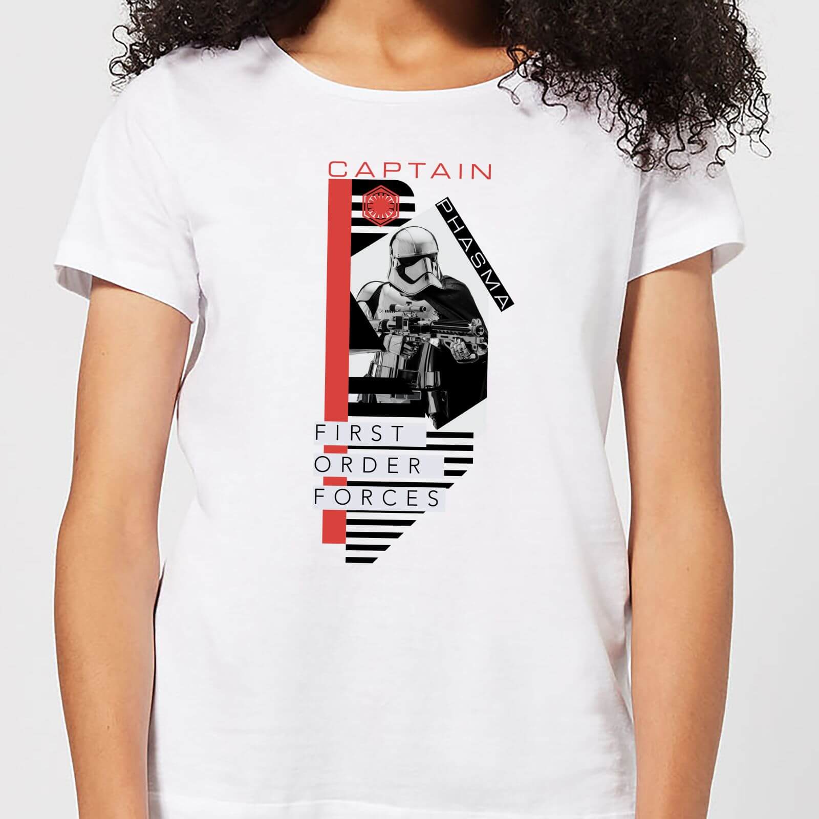 T-Shirt Star Wars Captain Phasma - Bianco - Donna - M - Bianco