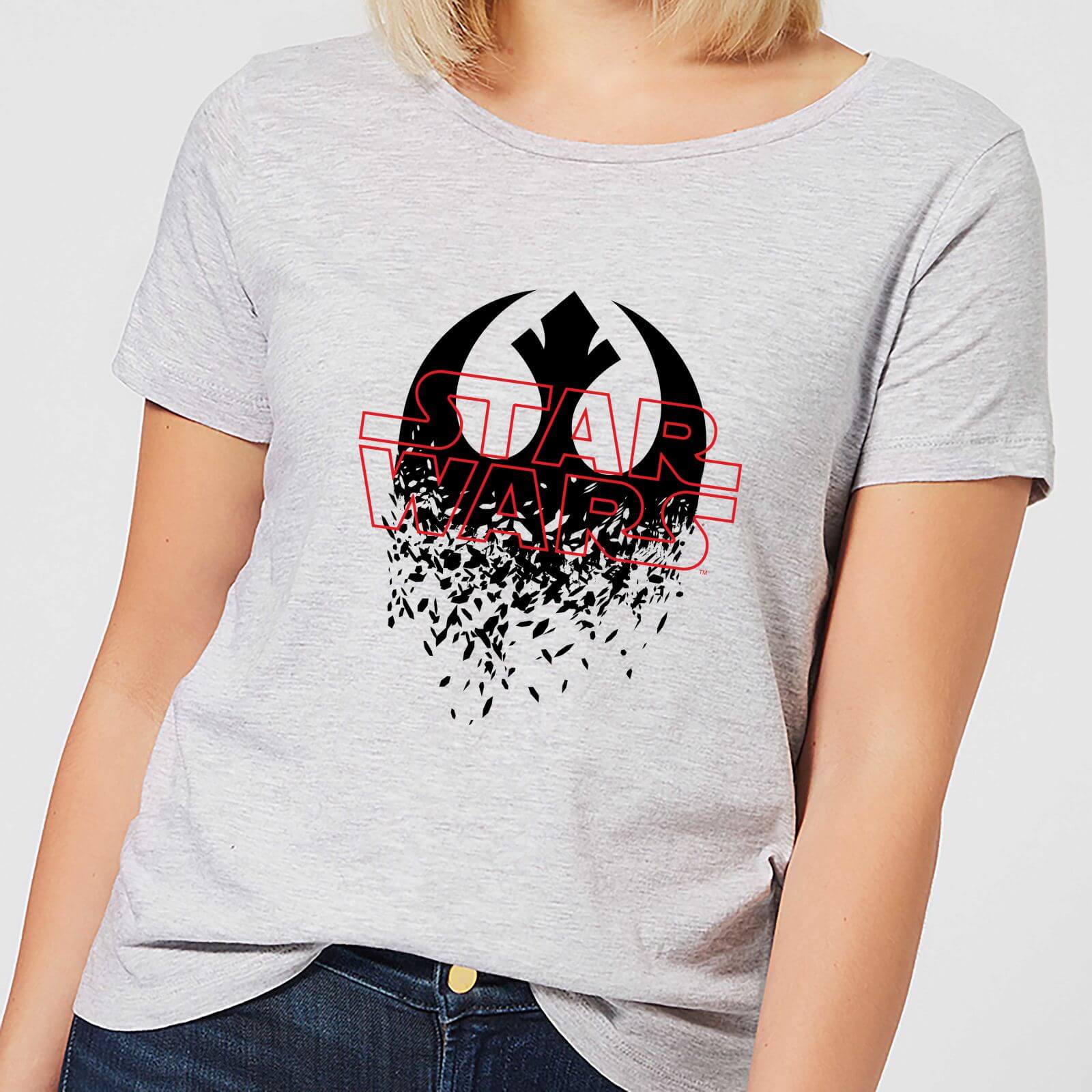 

T-Shirt Star Wars Shattered Emblem - Grigio - Donna - L