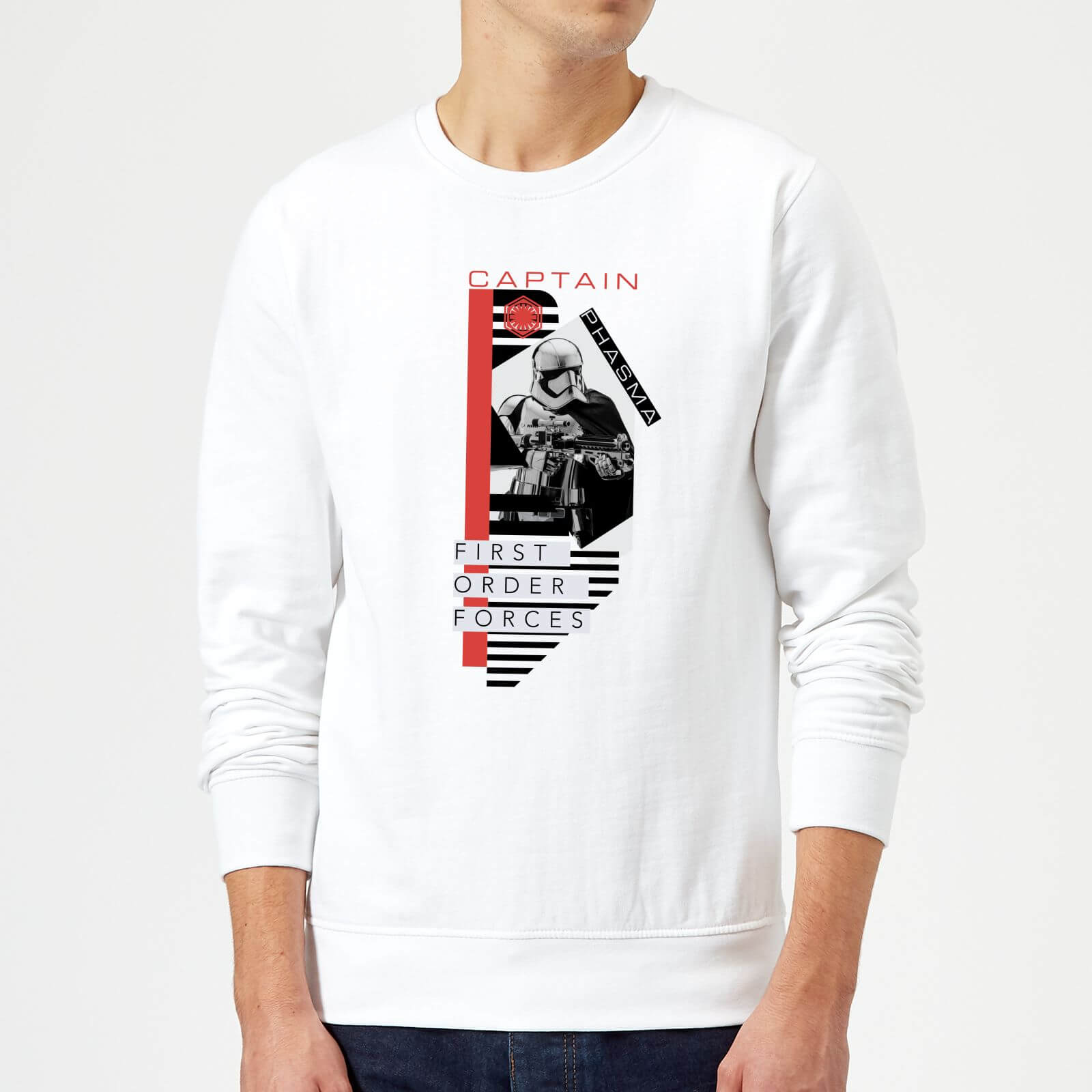 Felpa Star Wars Captain Phasma- Bianco - L - Bianco