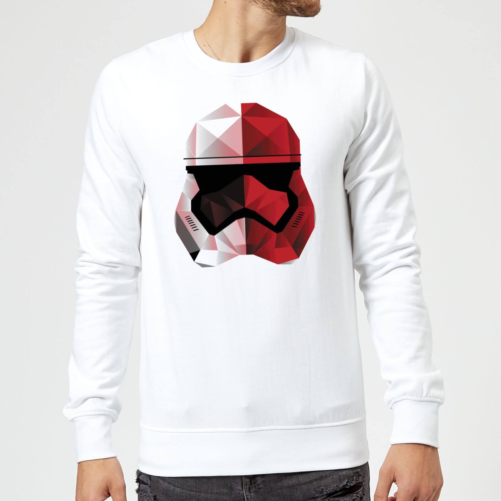 Image of Felpa Star Wars Cubist Trooper Helmet White- Bianco - XXL