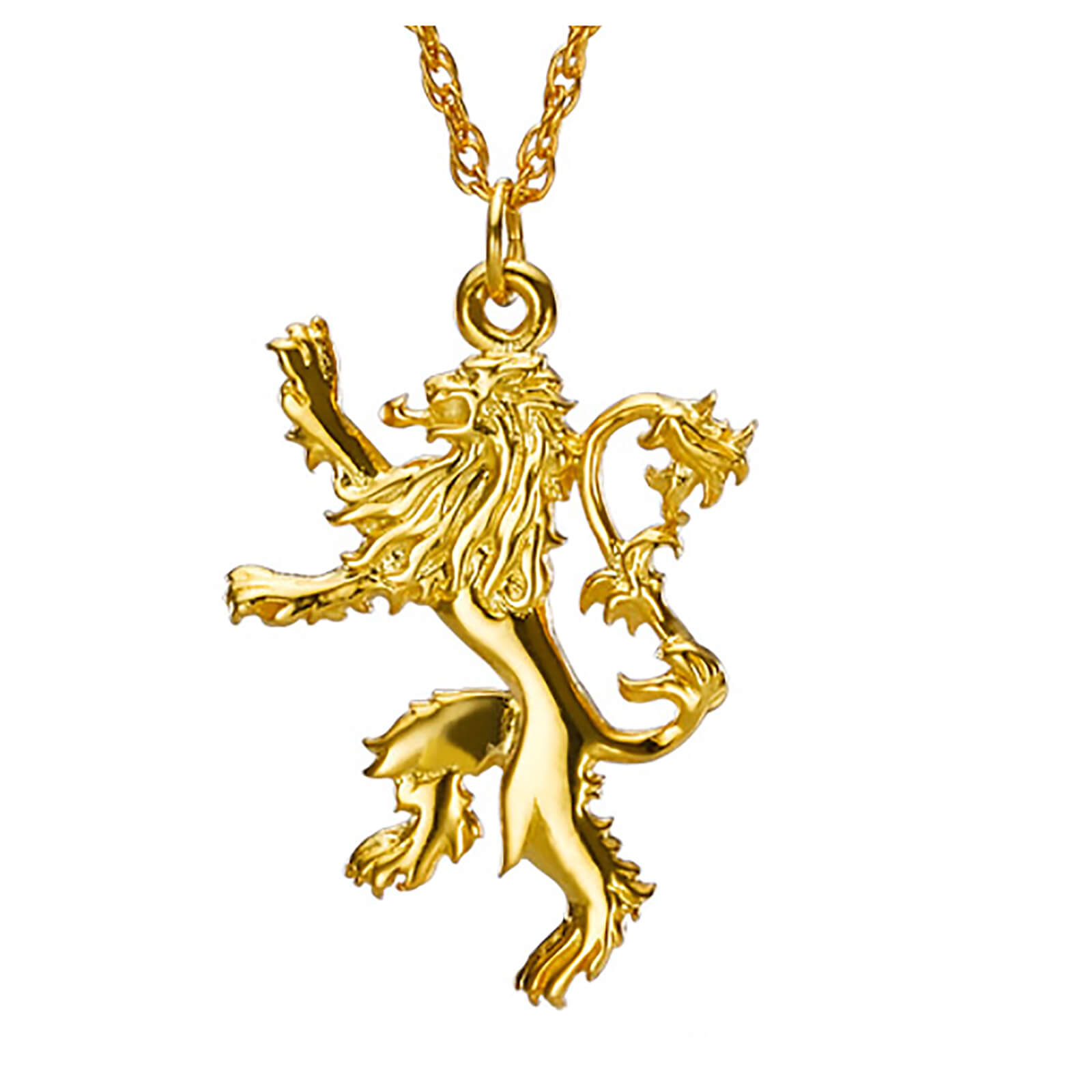 Game of Thrones Gold Plated House Lannister Sterling Silver Pendant