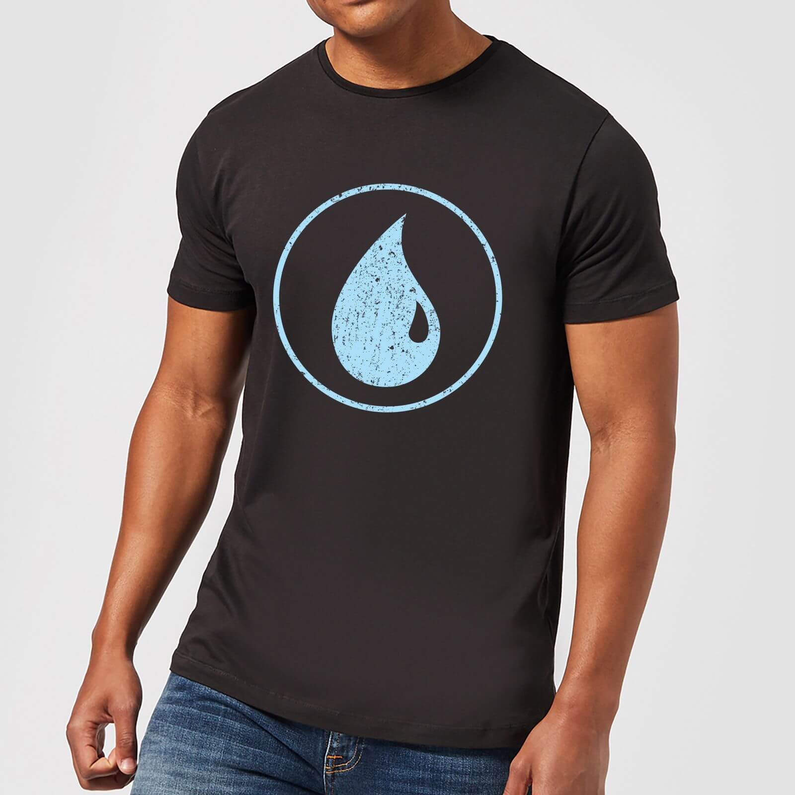 T-Shirt Homme Mana Bleu - Magic : The Gathering - Noir - L