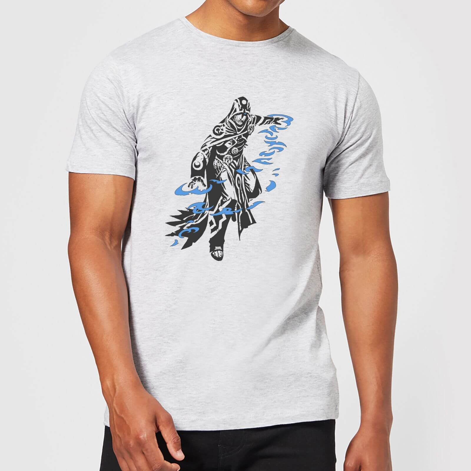 Magic The Gathering Jace Character Art T-Shirt - Grey - 3XL