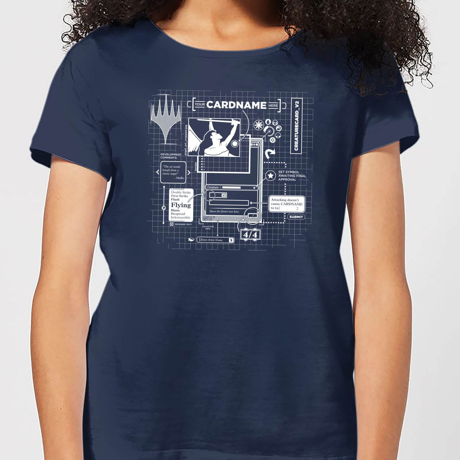 

T-Shirt Femme Card Grid - Magic : The Gathering - Bleu Marine - S - Navy