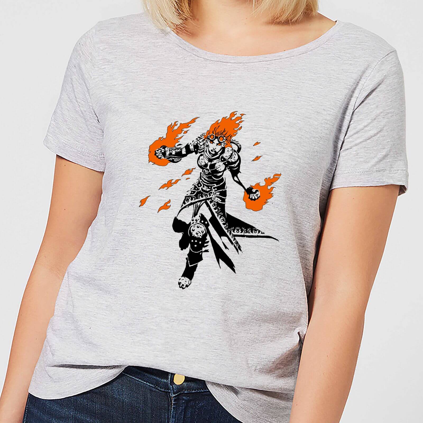 

T-Shirt Femme Chandra Design - Magic : The Gathering - Gris - XS