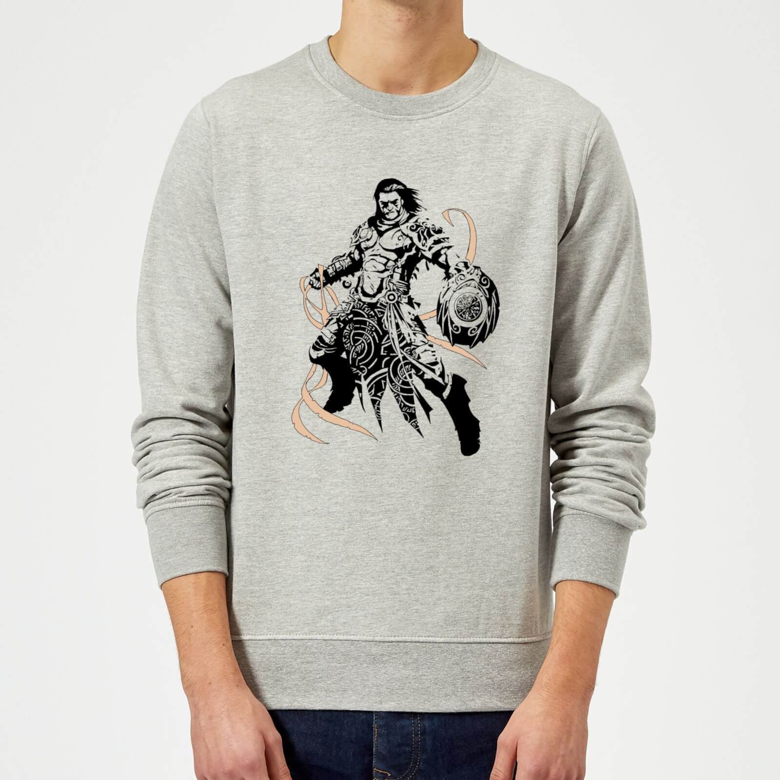 Magic The Gathering Gideon Character Art Sweatshirt - Grey - XL - Grey