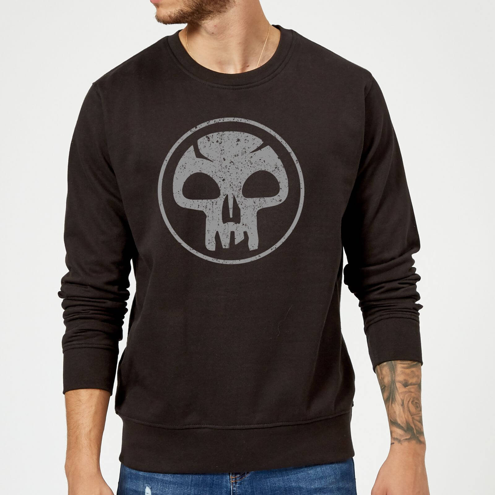 Sweat Homme Mana Noir - Magic : The Gathering - Noir - S