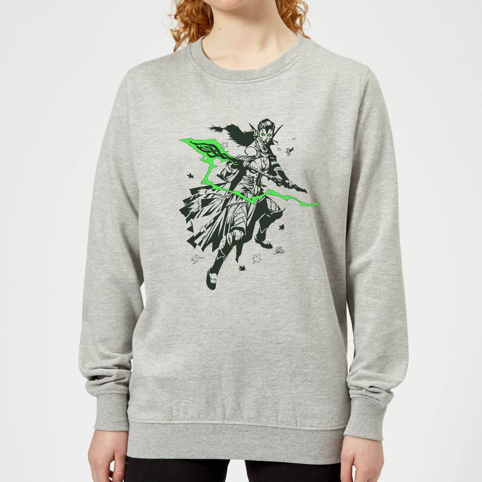 Magic The Gathering Nissa Character Art Women's Sweatshirt - Grey - M
