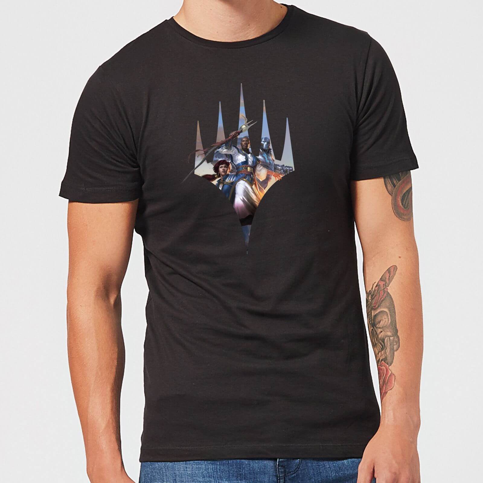 Magic The Gathering Key Art Mit Logo T-Shirt - Schwarz - S