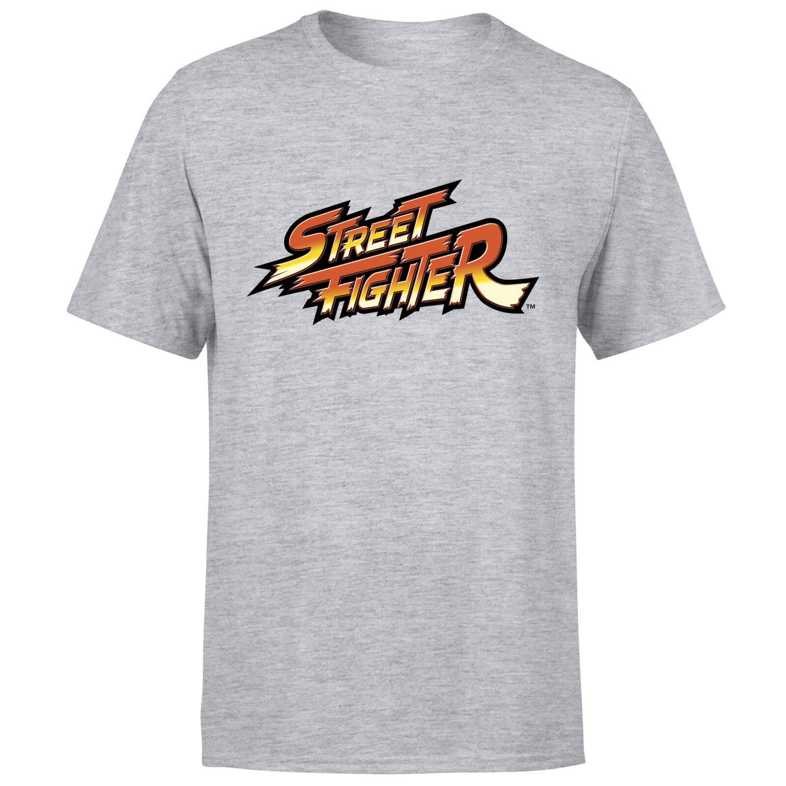 Street Fighter Logo Men's T-Shirt - Grey - XS