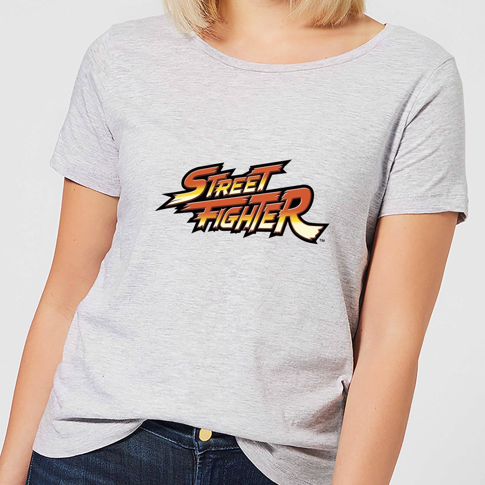 Street Fighter Logo Women's T-Shirt - Grey - 3XL - Grey