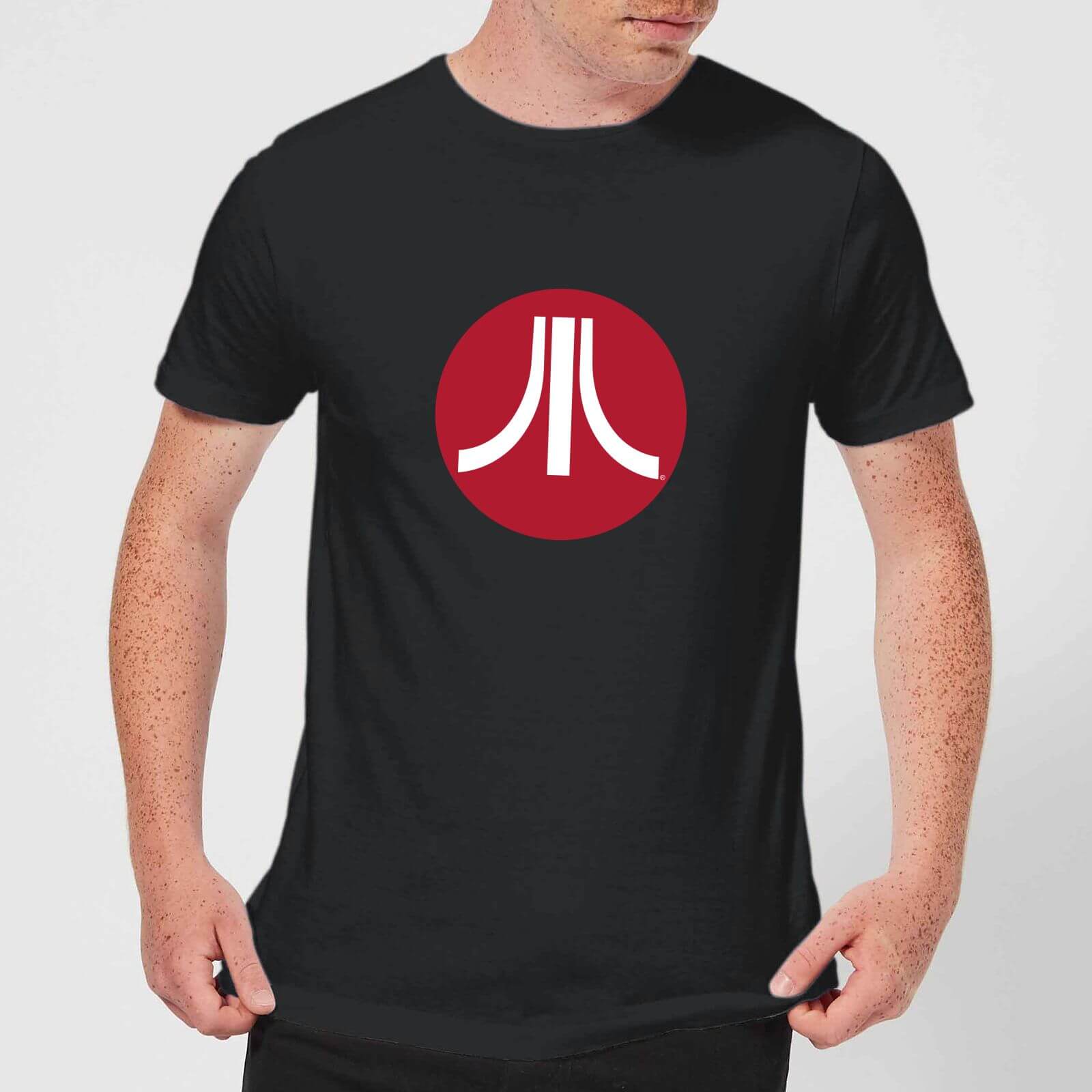 Atari Circle Logo Men's T-Shirt - Black - 3XL