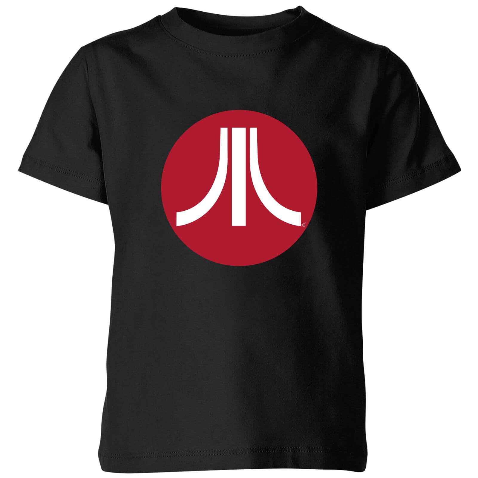 Atari Circle Logo Kids' T-Shirt - Black - 3-4 Years