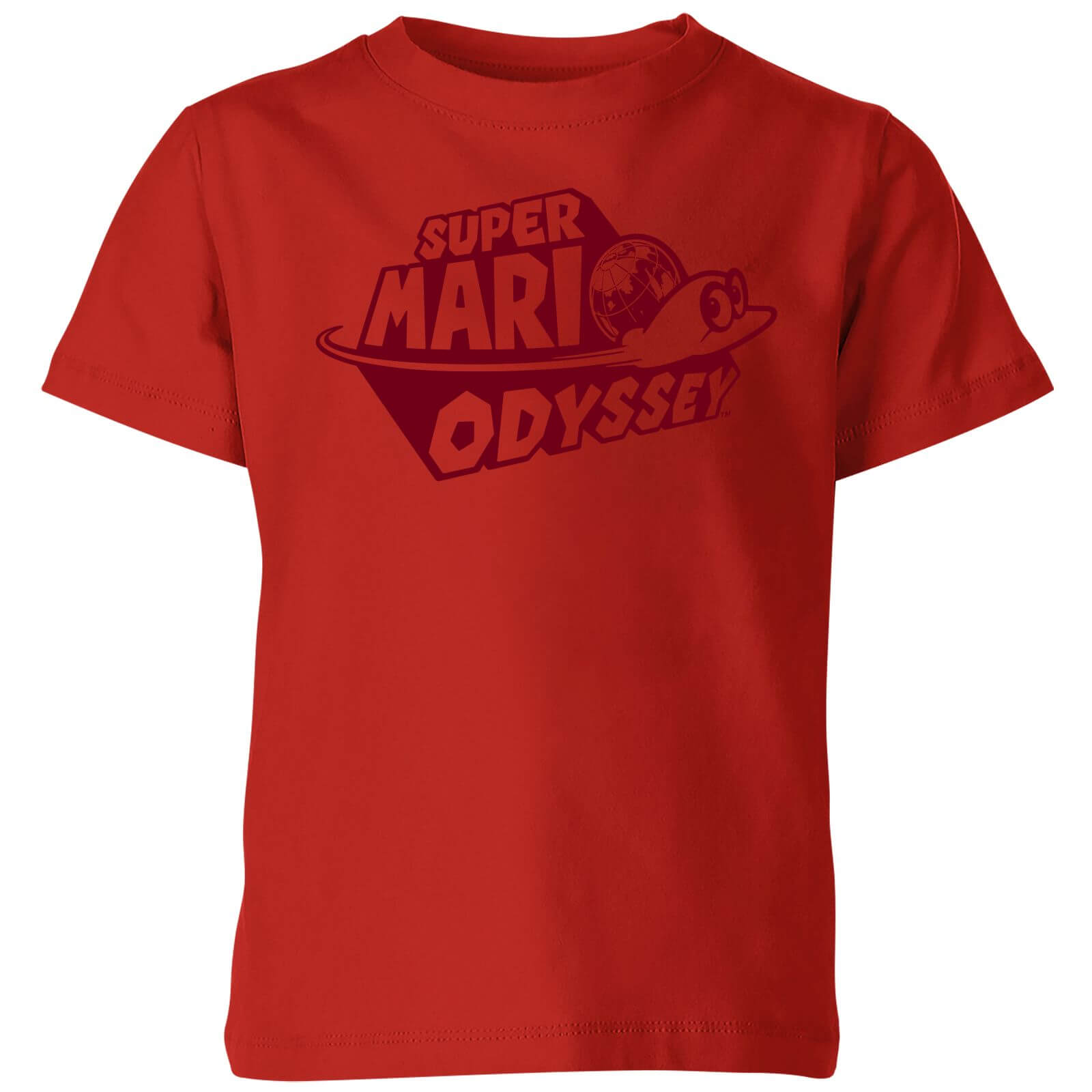 

T-Shirt Enfant Logo Odyssey - Super Mario Nintendo - Rouge - 9-10 ans - Rouge